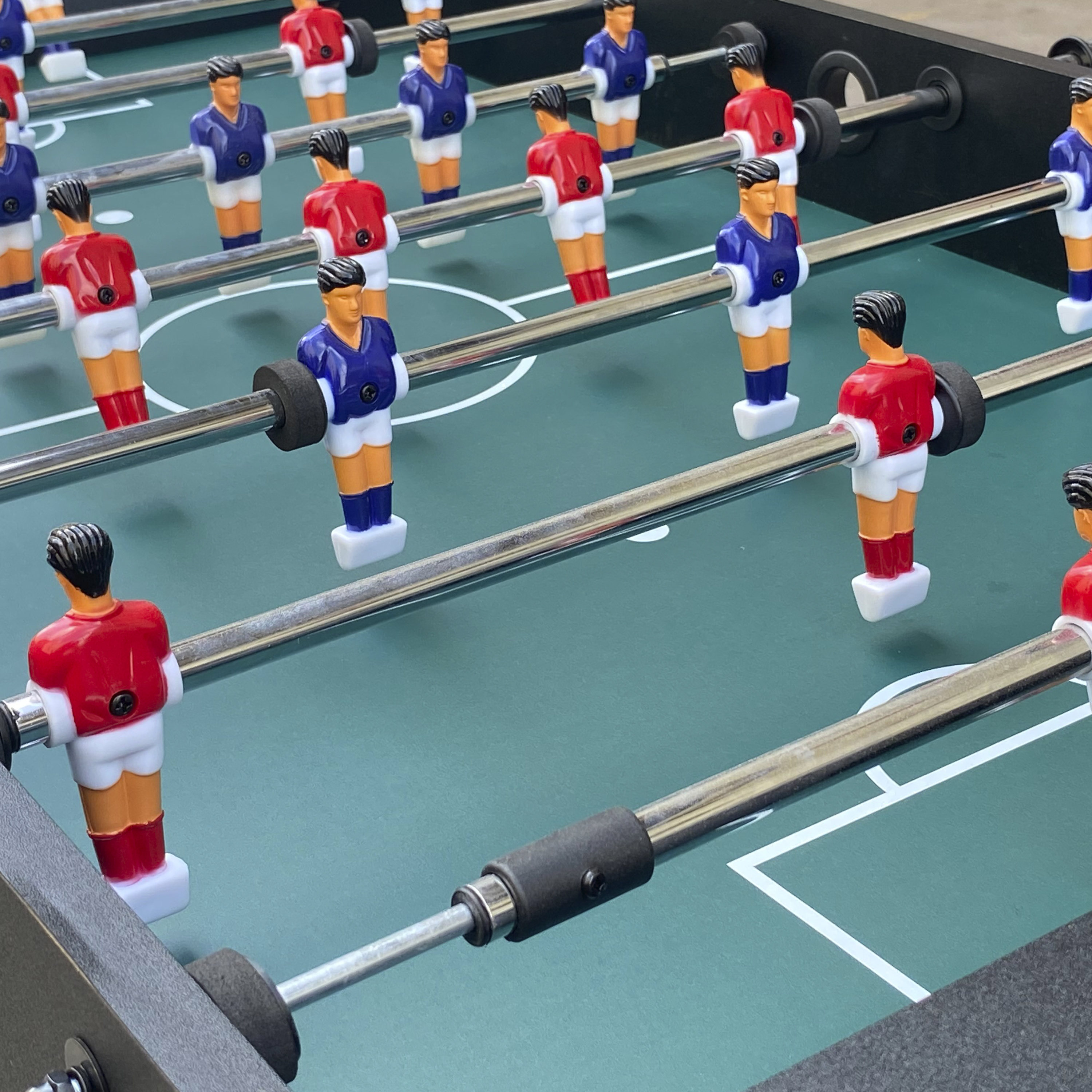 Cougar Scorpion Kick TS Folding Football Table - Black-8717973936046 Cougar Scorpion Kick TS Folding Football Table - Black