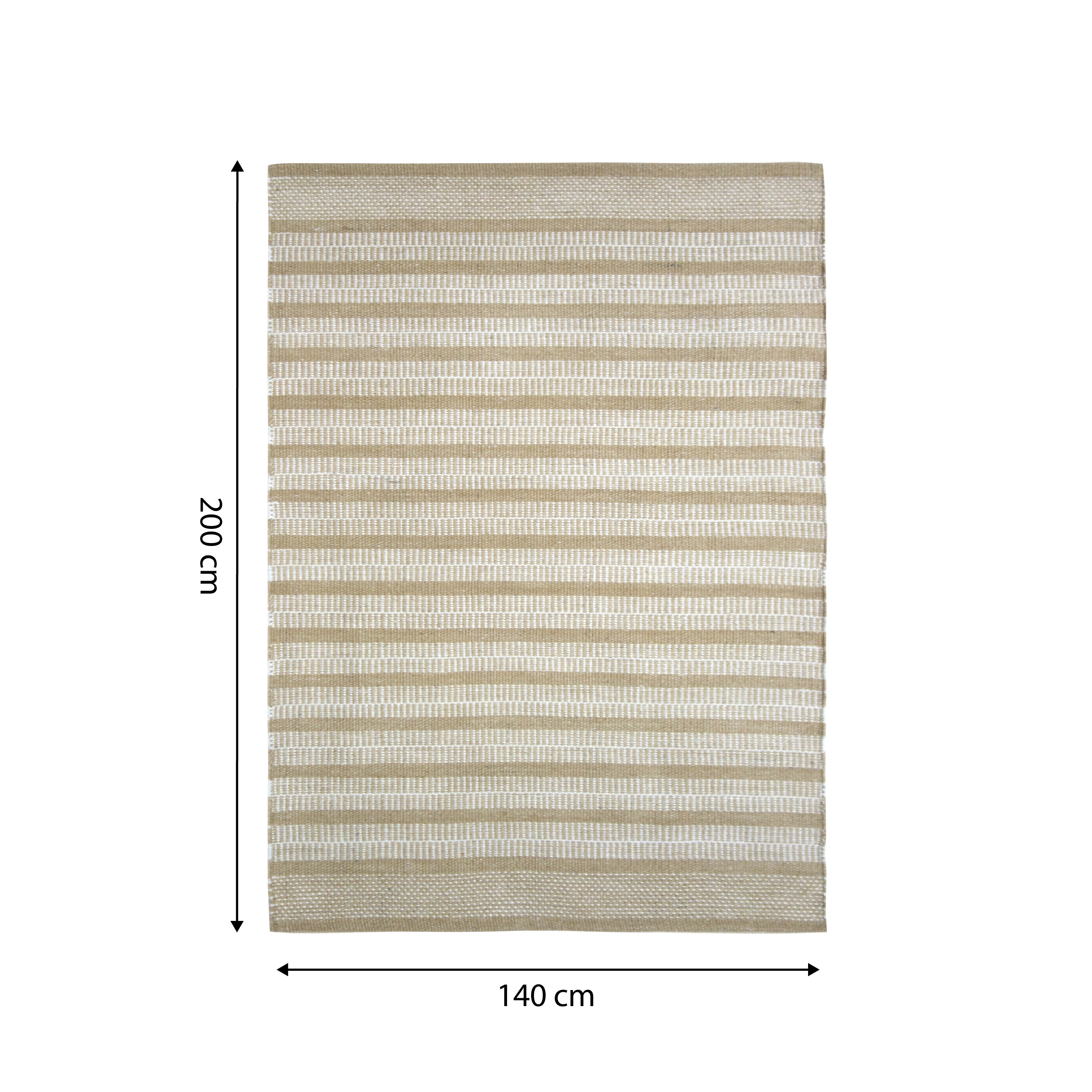 AXI Aruba Outdoor Rug – 140 x 200 cm – Yellow