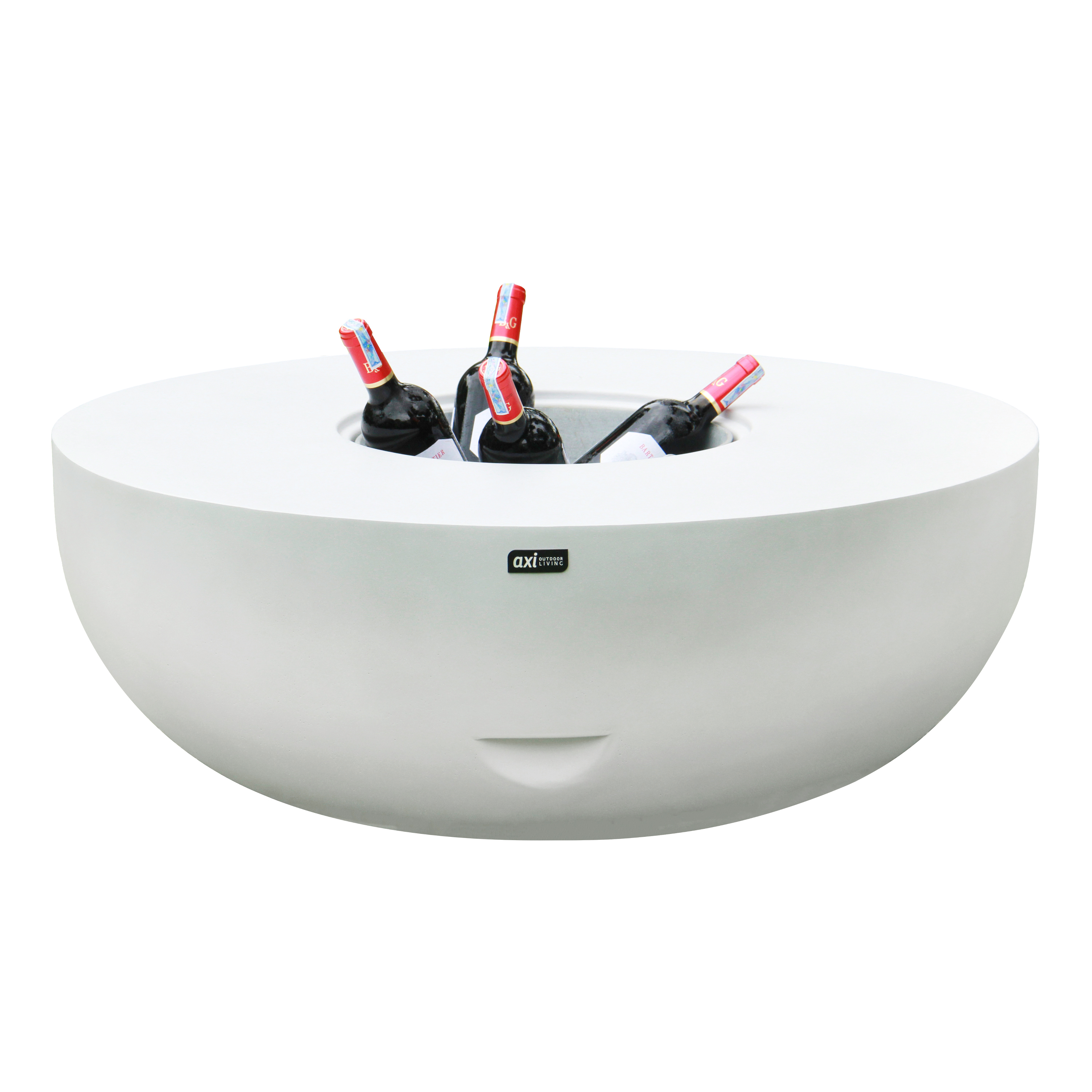 AXI Brandon 2-in-1 Bar Table / Side Table & Cooler – Limestone-Look