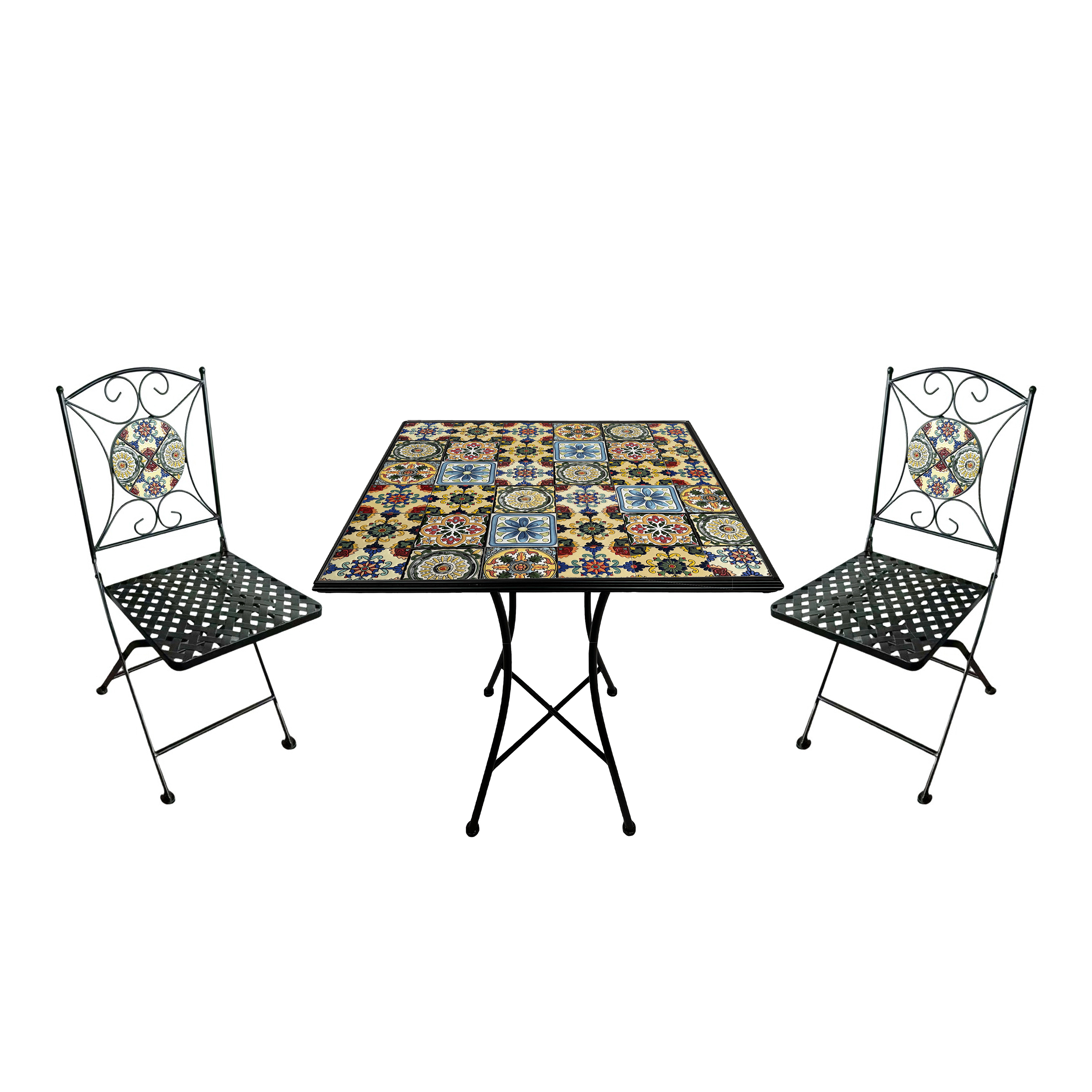 AXI Camilla Bistro Set Mosaic - Yellow Breeze