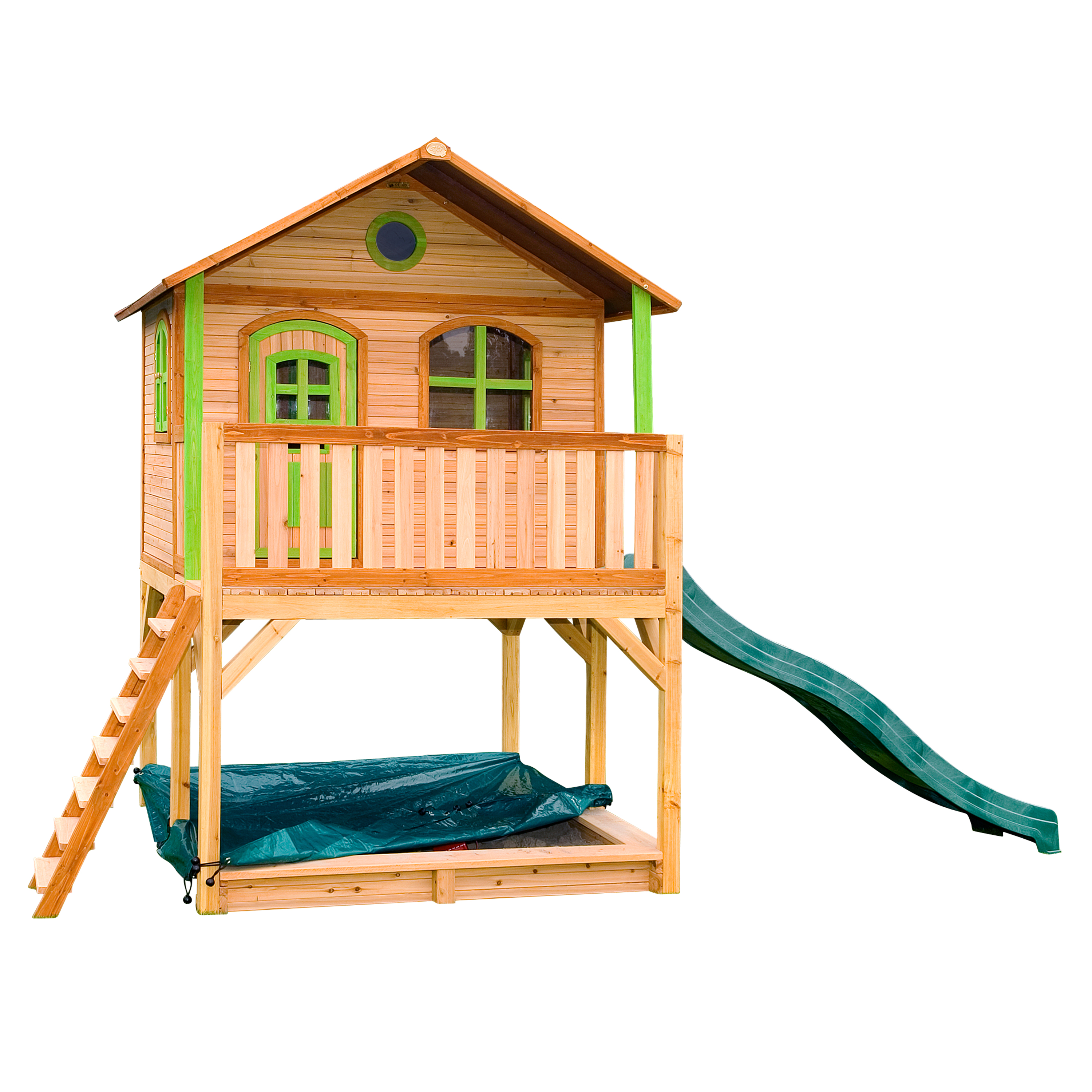 AXI Marc Playhouse Brown/Green - Green Slide