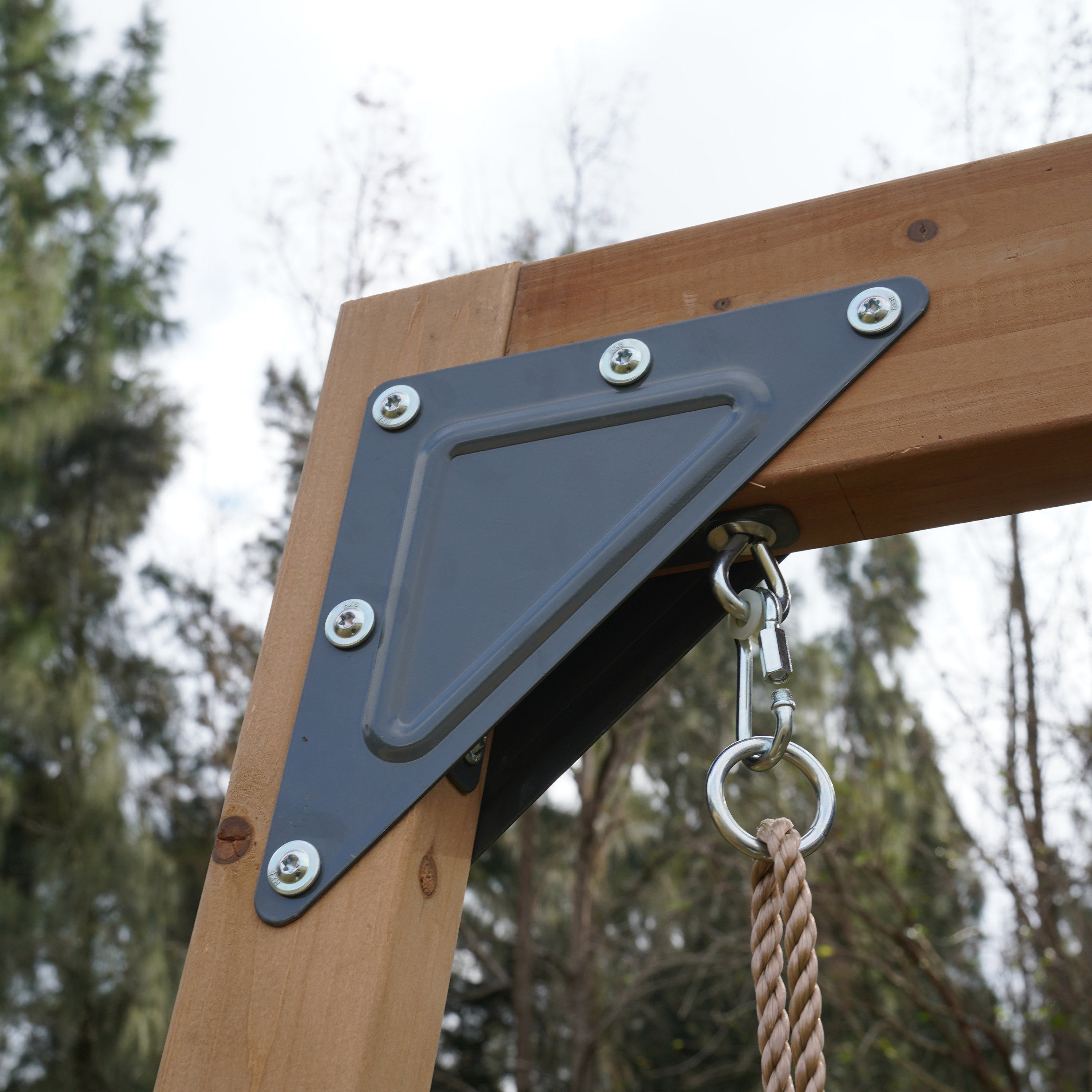 AXI Cody Climbing Frame with Swings, Trapeze and Climbing Wall – Lime Green Double Slide and Tube Slide