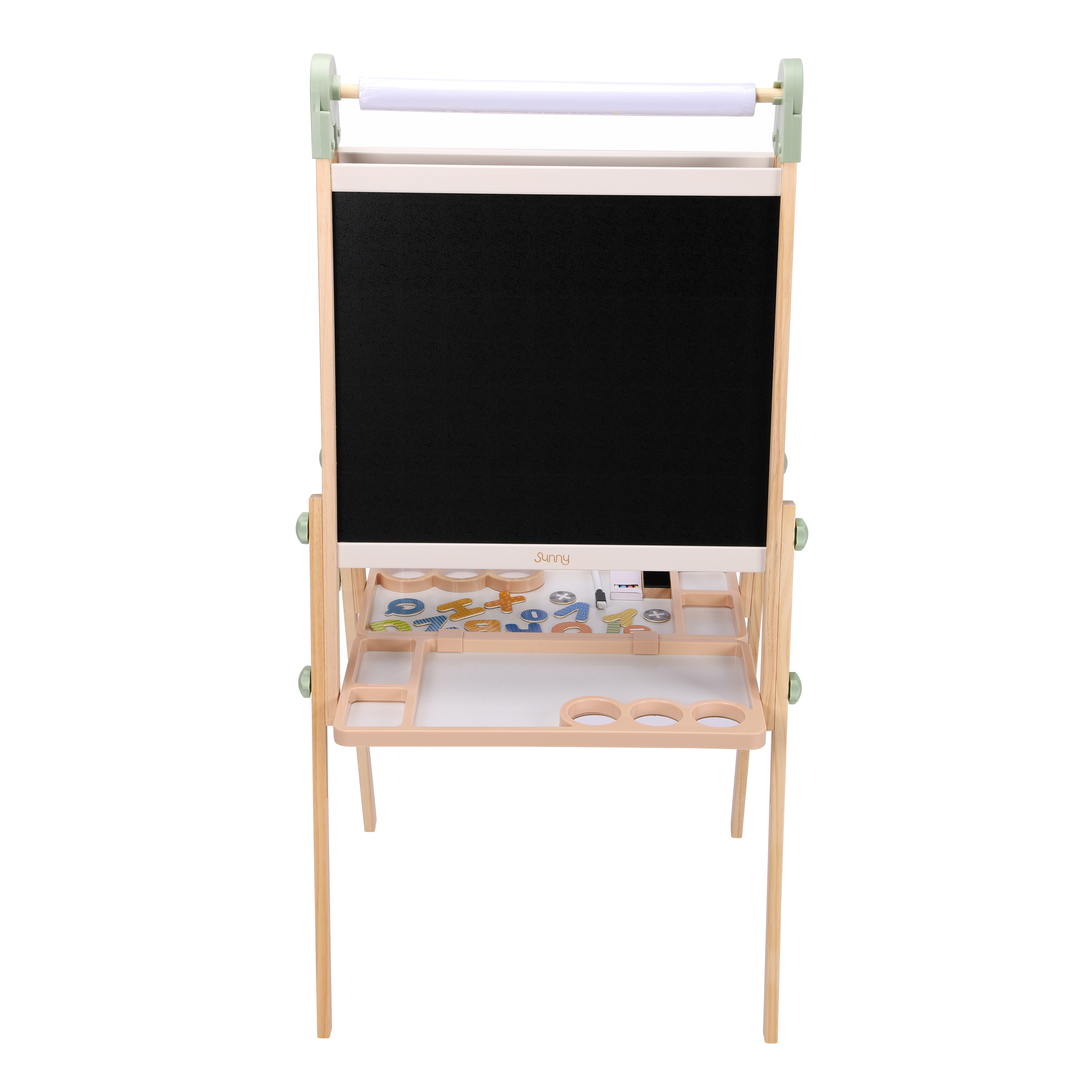 Sunny Luna Activity Easel – Natural Brown