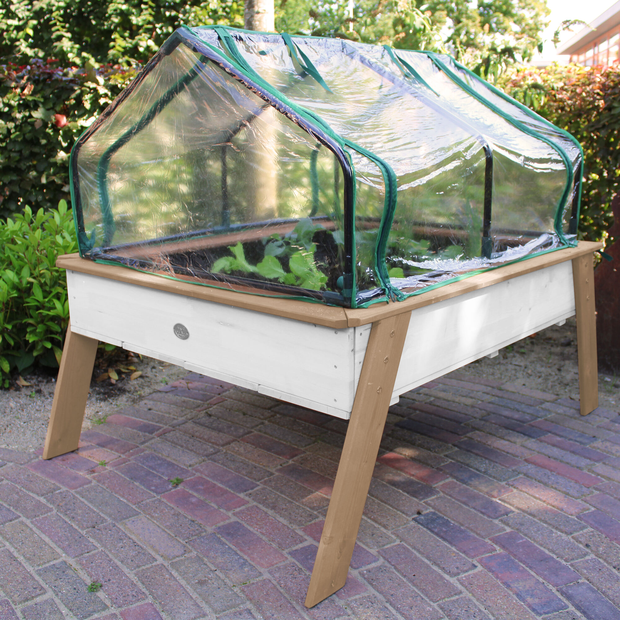 AXI Linda Kweektafel met broeikas Bruin/wit