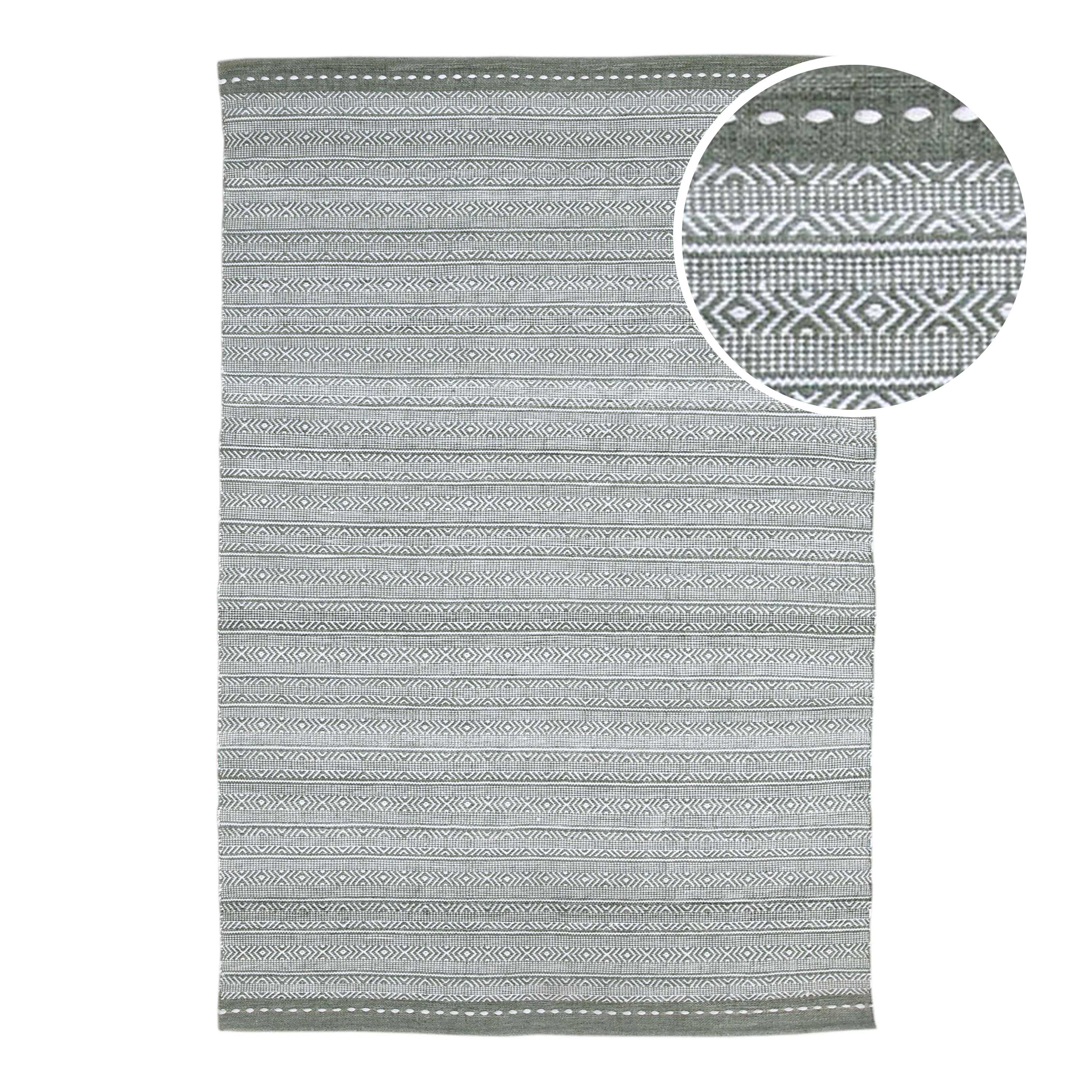AXI Rhodos Utomhusmattor – 140 x 200 cm - Grön