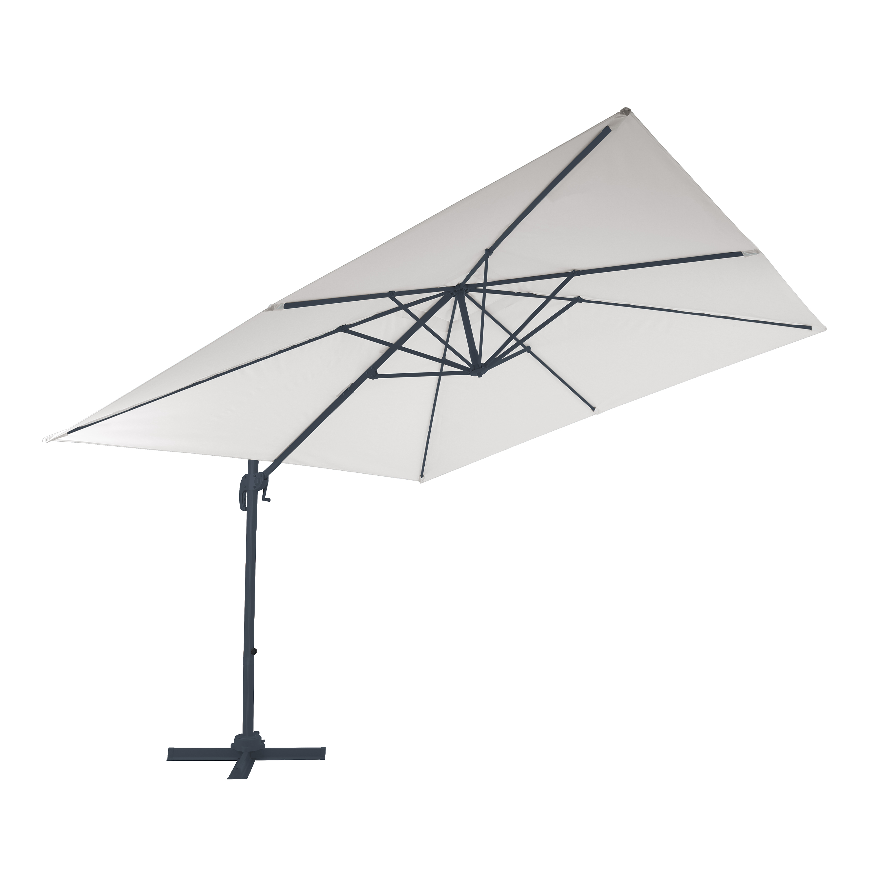 AXI Nima Floating Parasol 300x300 Anthracite/Beige