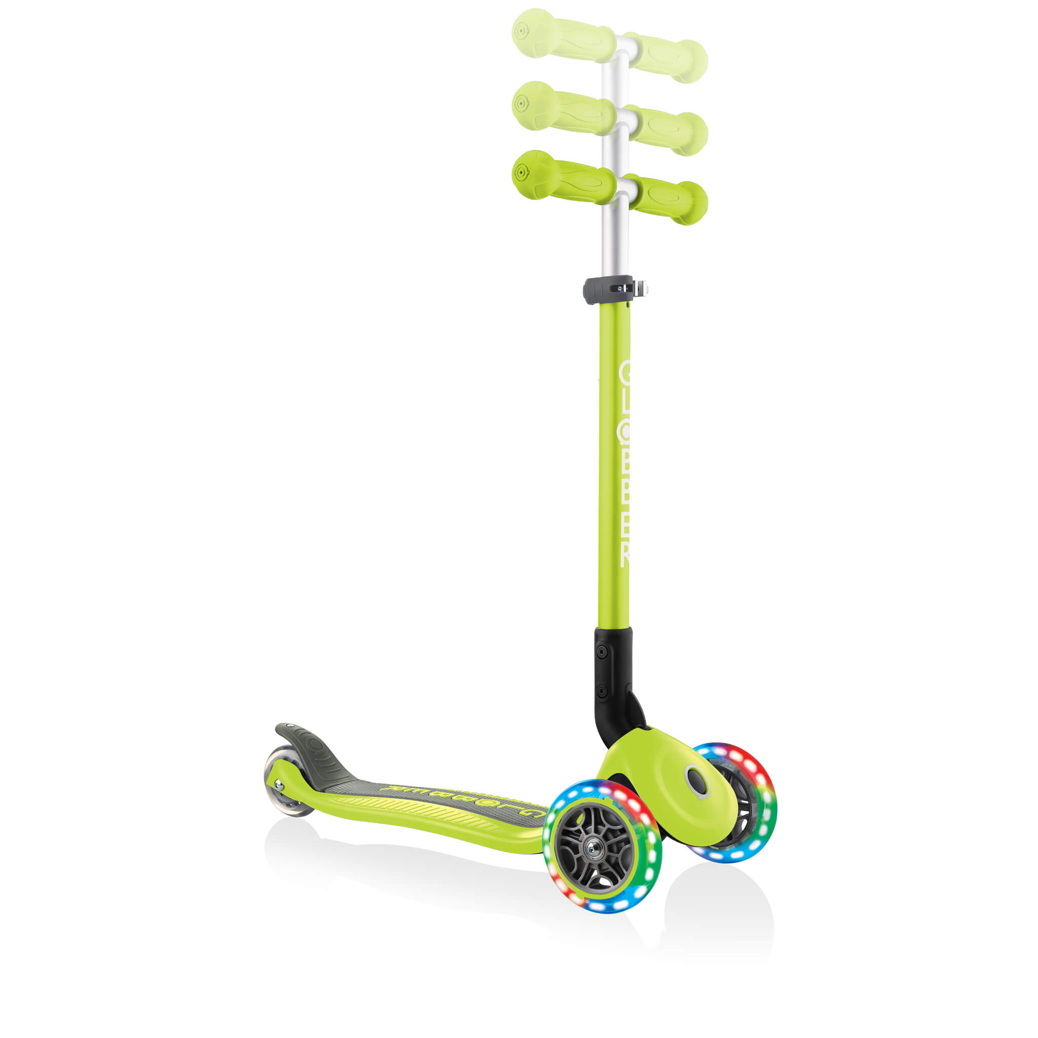 Globber Primo Foldable Lights Step Groen