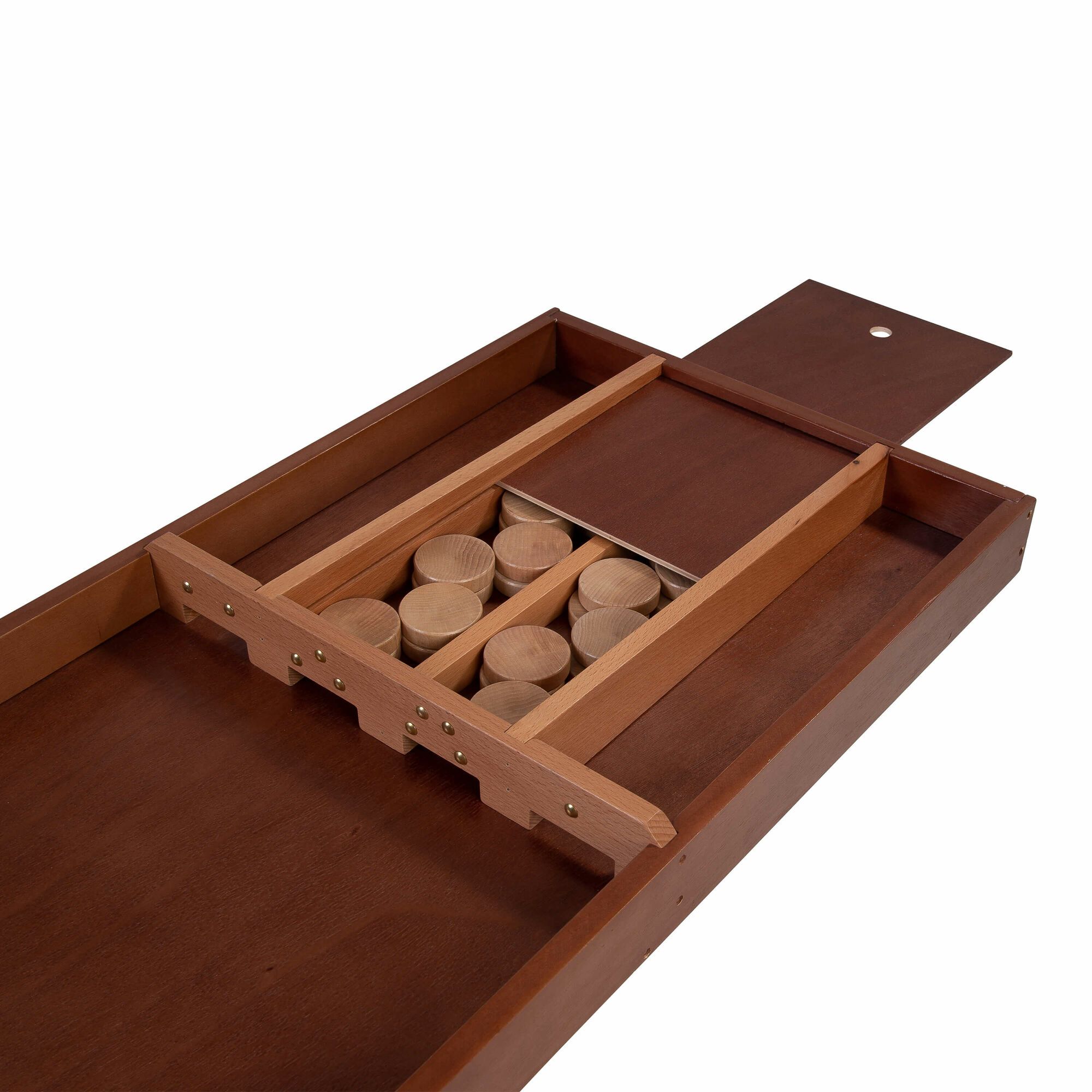 Longfield Sjoelbak Wedstrijd Luxe Beukenhout 200cm