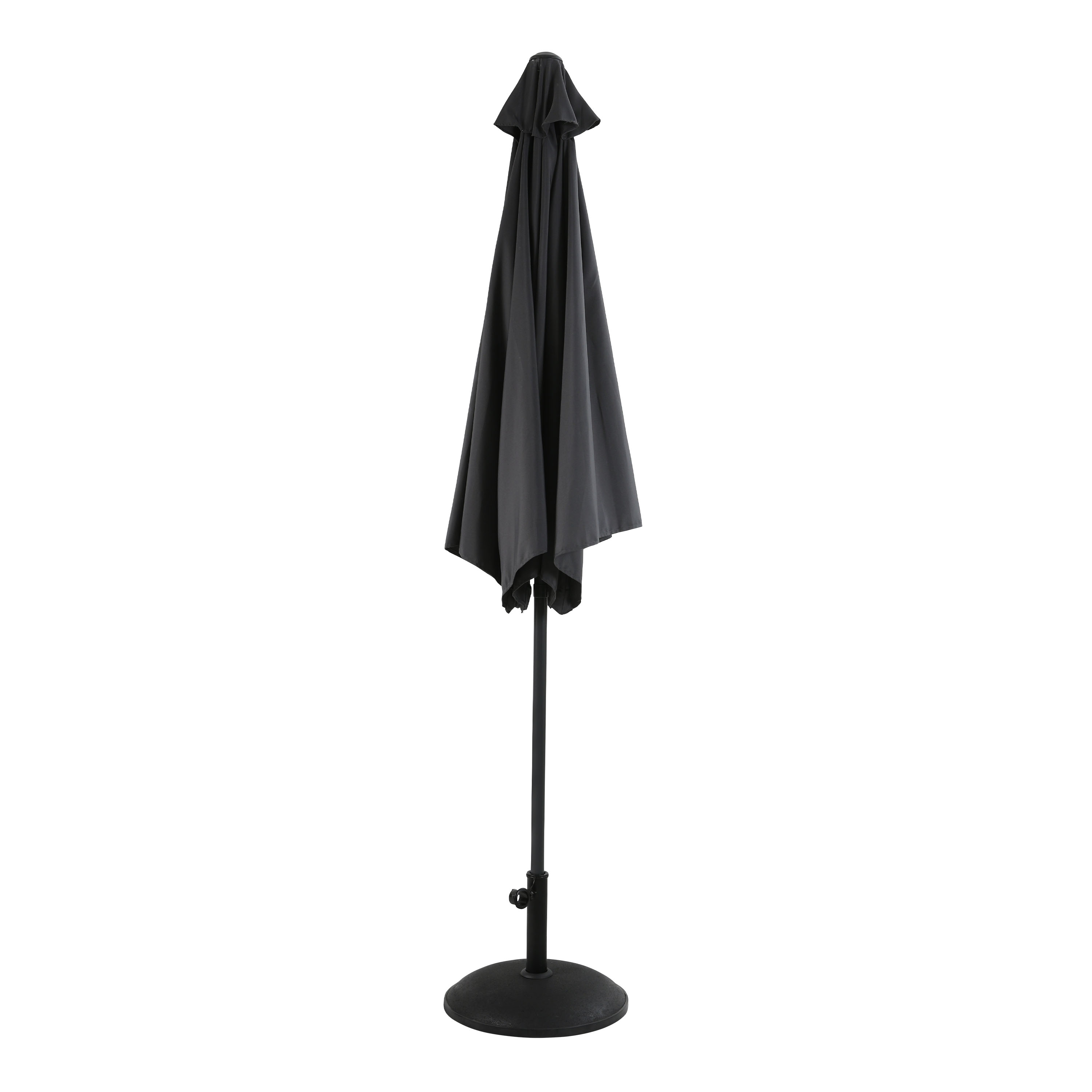 AXI Noor Centre Pole Parasol Ø 300cm incl. parasol base Anthracite/Grey