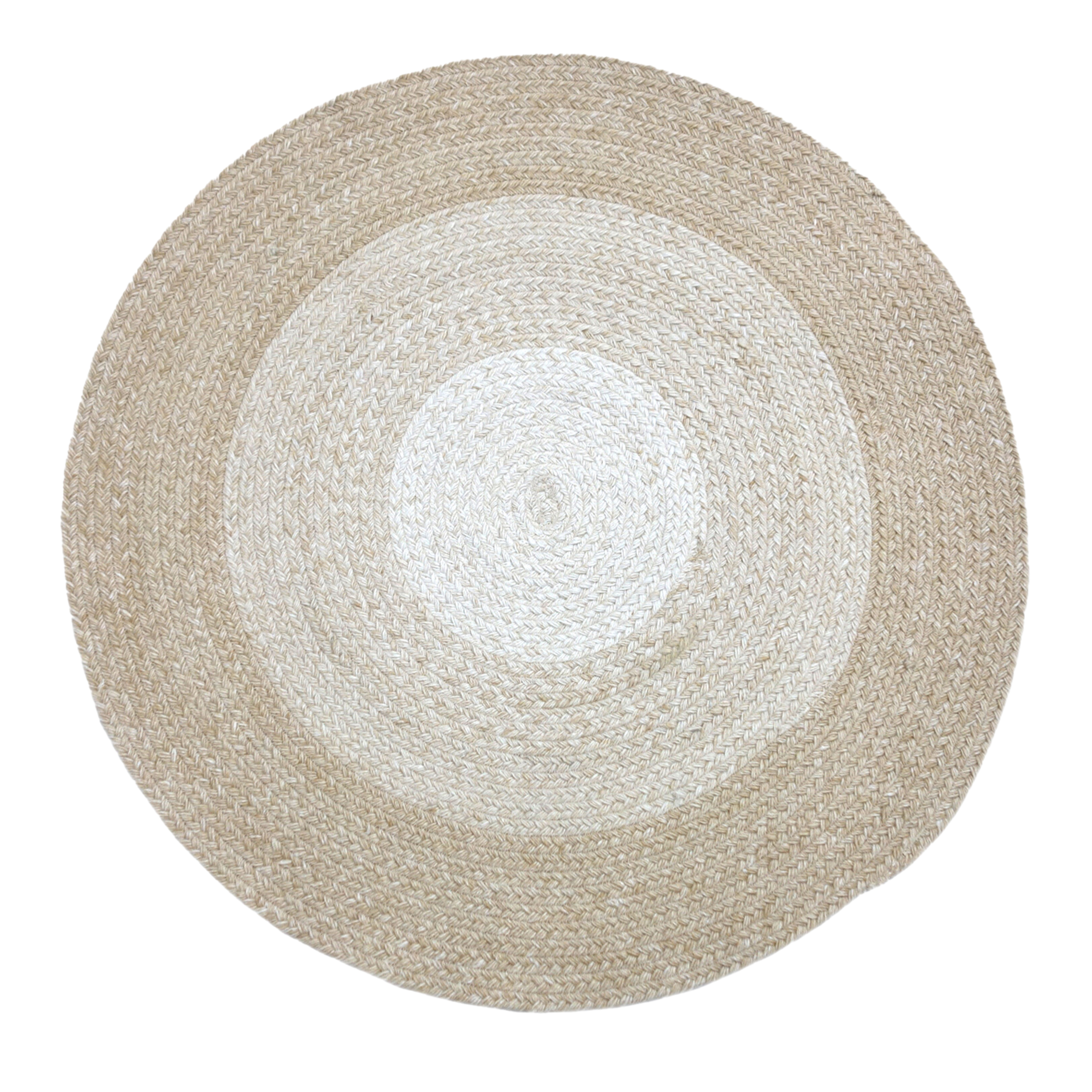 AXI Corfu Outdoor Rug – Round – Ø 180 cm – Beige/White