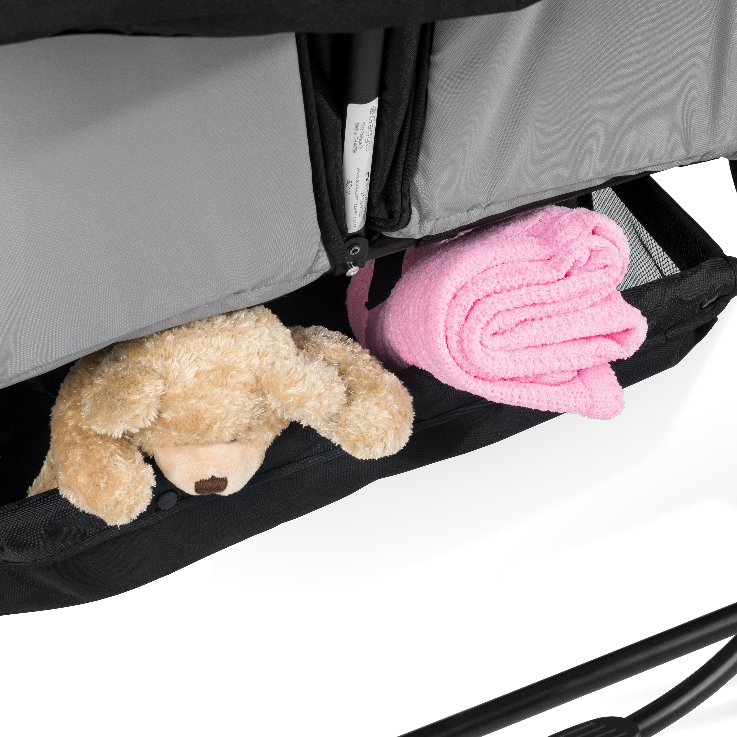 Gaggle Odyssey 4x4 Quad Stroller for 4 Children - Black-0849801001157 Gaggle Odyssey 4x4 Quad Stroller for 4 Children - Black