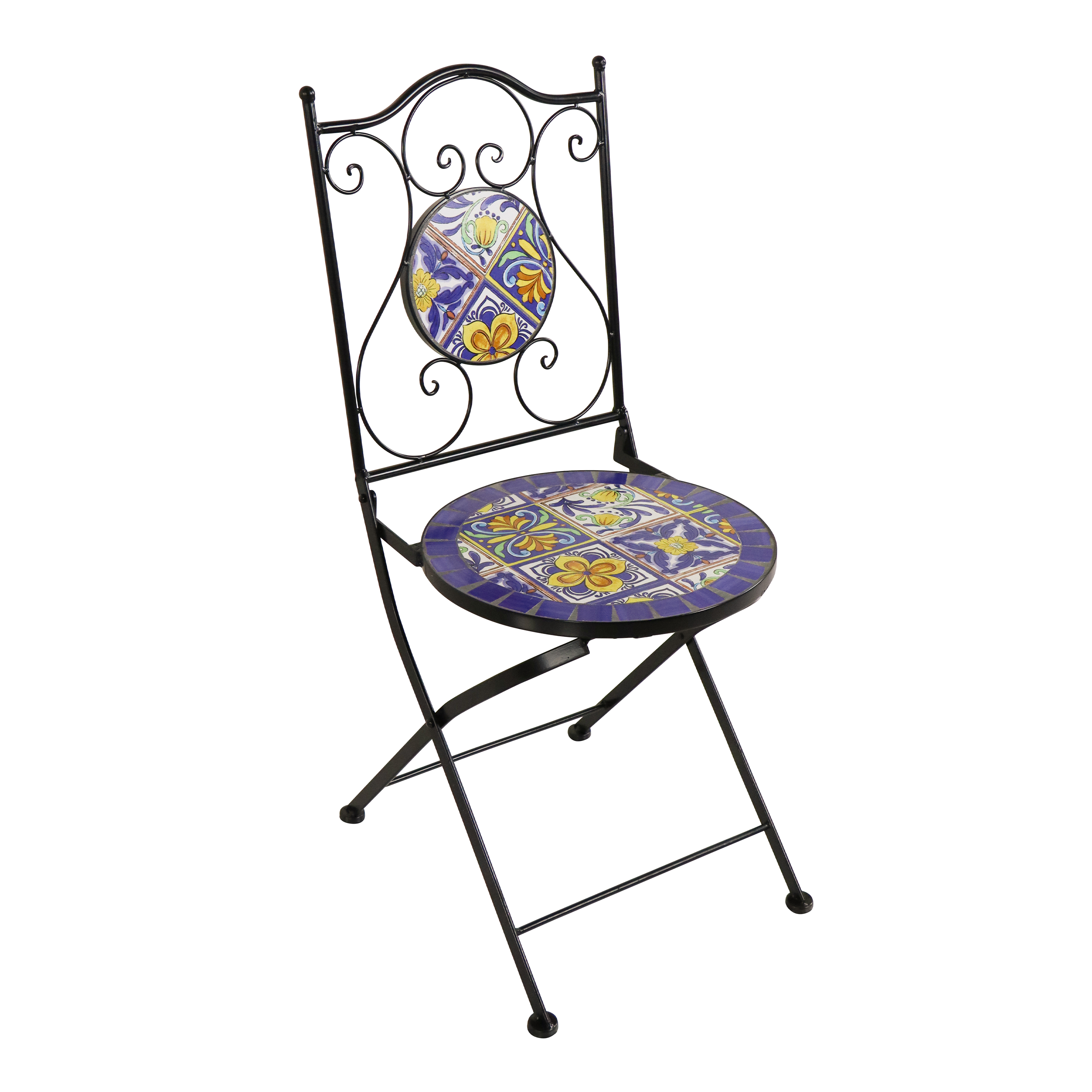 AXI AmÃ©lie MozaÃ¯ek Bistroset Mediterrane stijl Blauw/geel