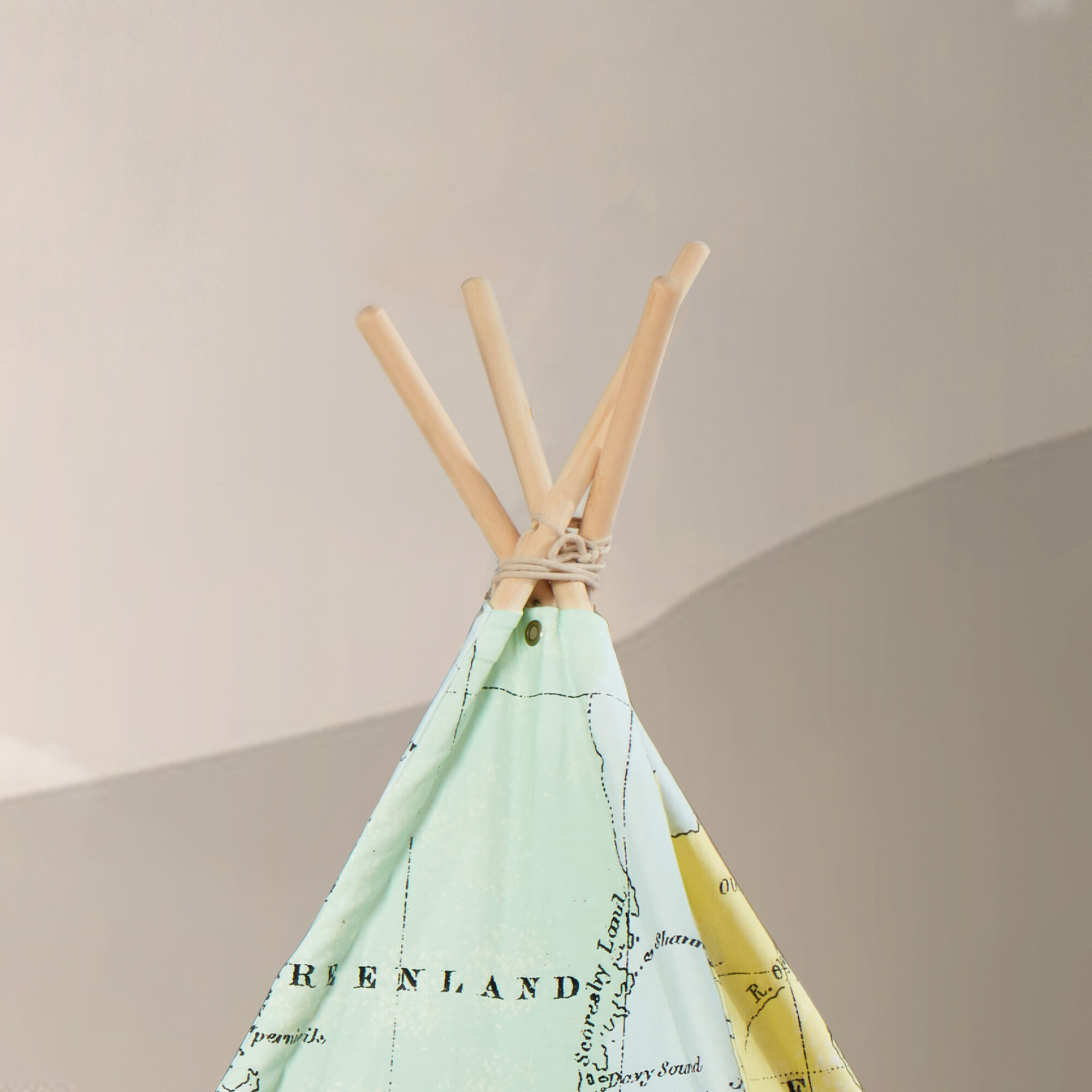Sunny Wereldkaart Tipi Tent Multikleur-8717973935247 Sunny Wereldkaart Tipi Tent Multikleur