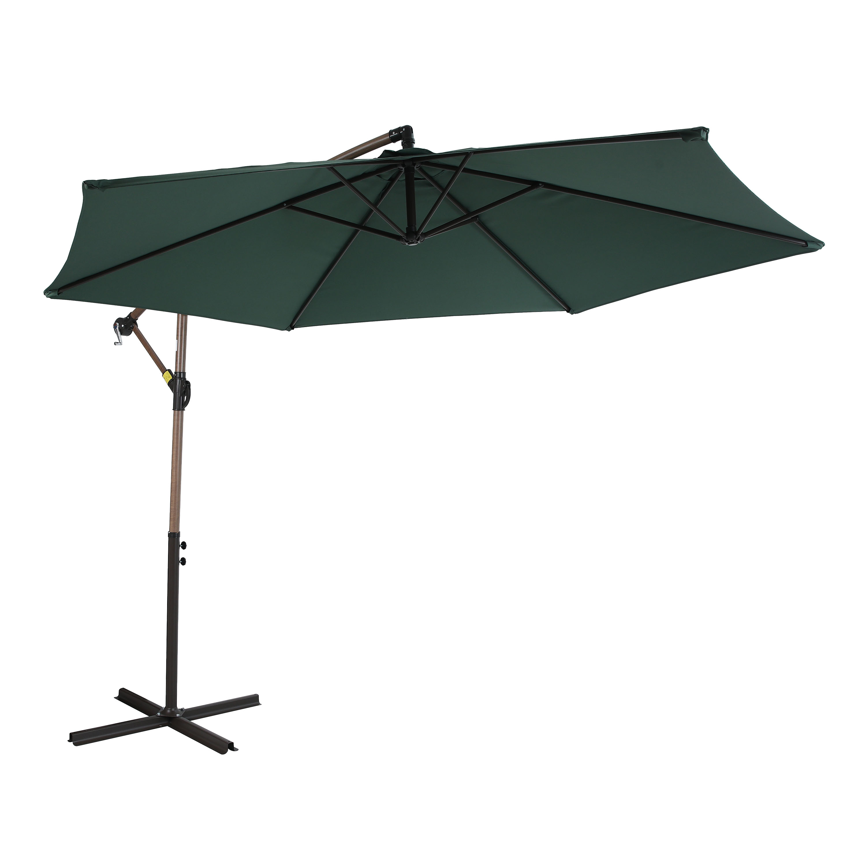 AXI Dion Cantilever Parasol Ø 300cm Oak-look/Green