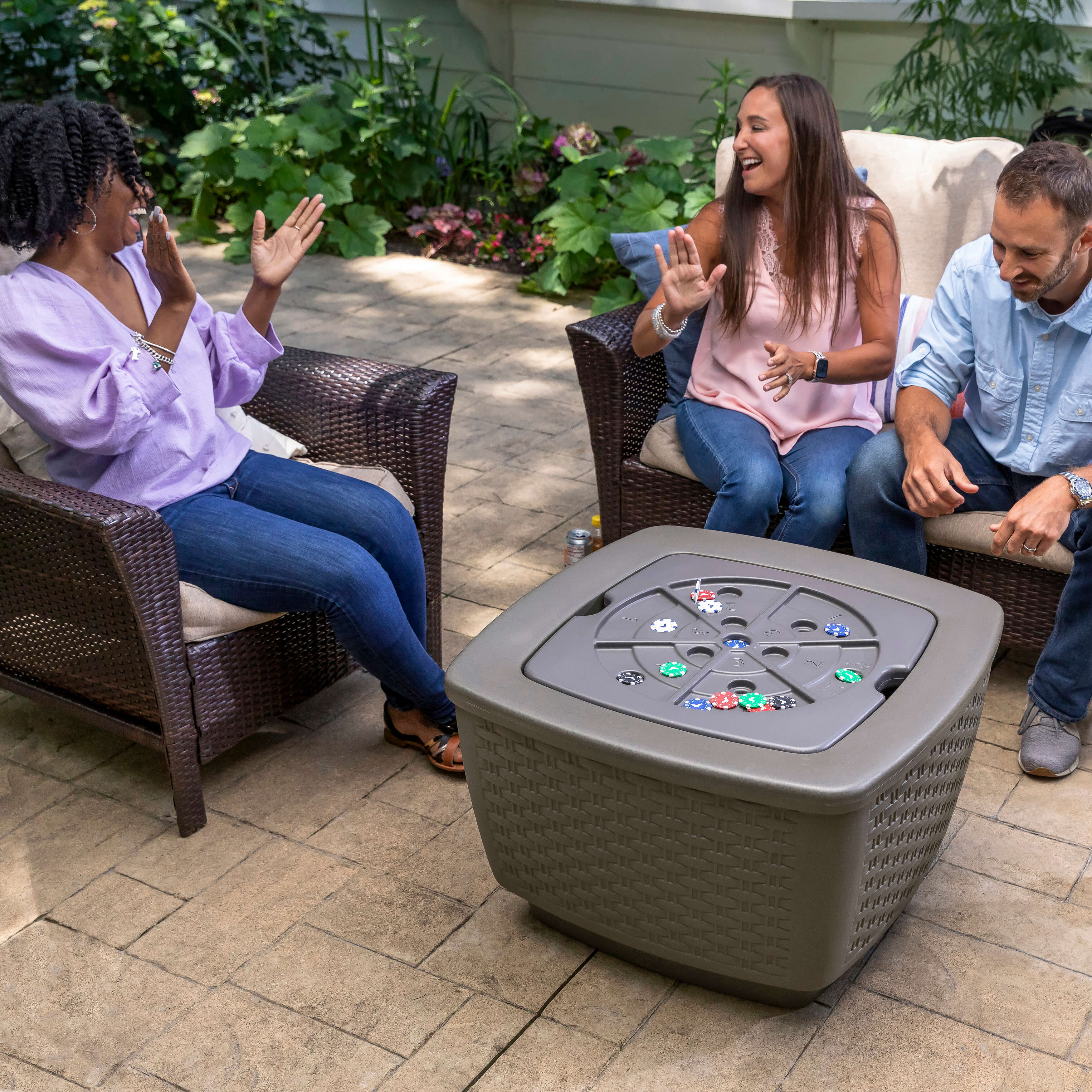 Step2 Just Chilling Patio Table & Ice Bin-0733538518395 Step2 Just Chilling Patio Table & Ice Bin