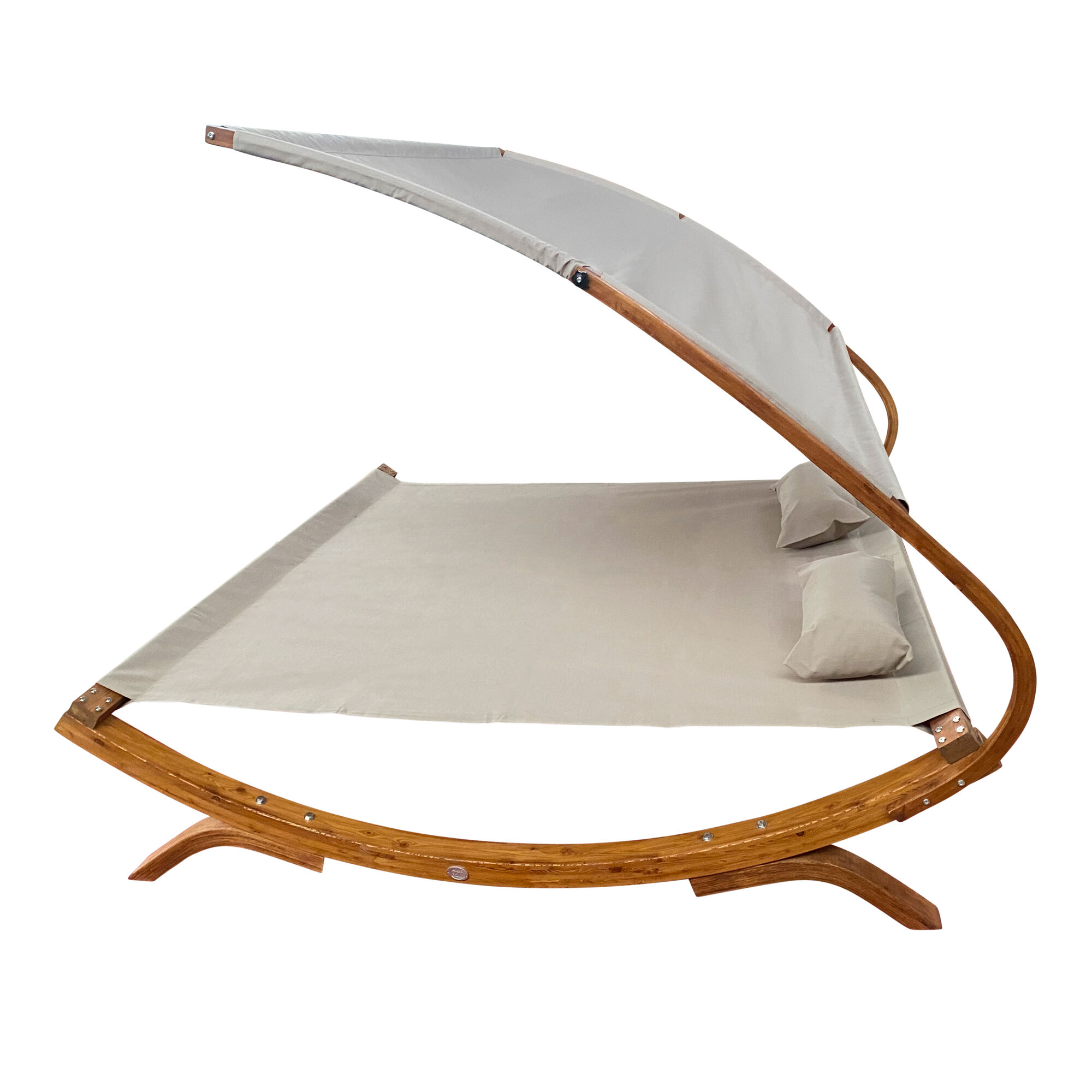 AXI Mallorca Tweepersoons ligbed met zonnescherm Beige-8720365060892 AXI Mallorca Tweepersoons ligbed met zonnescherm Beige
