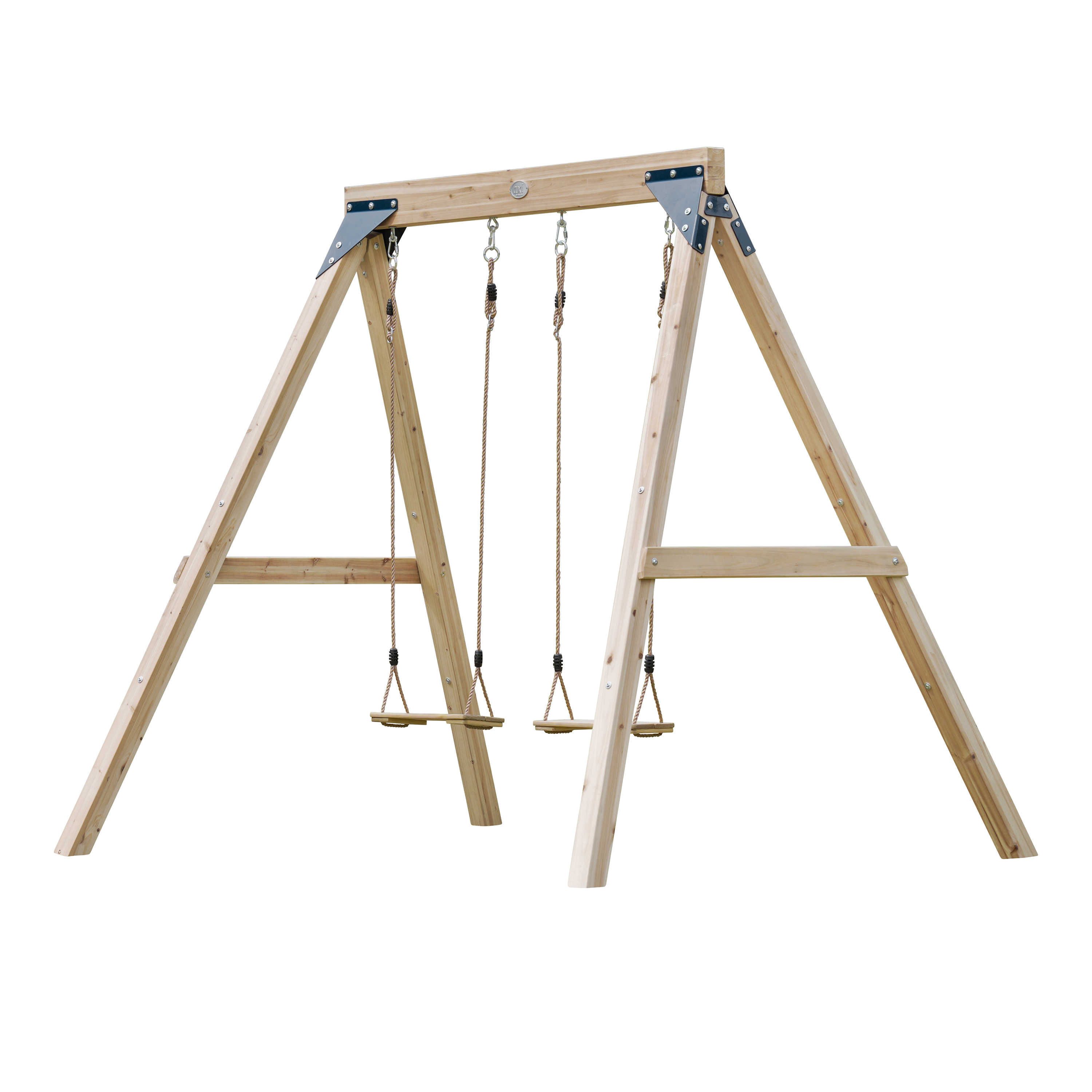 AXI Yuna Dubbele houten Schommel Bruin