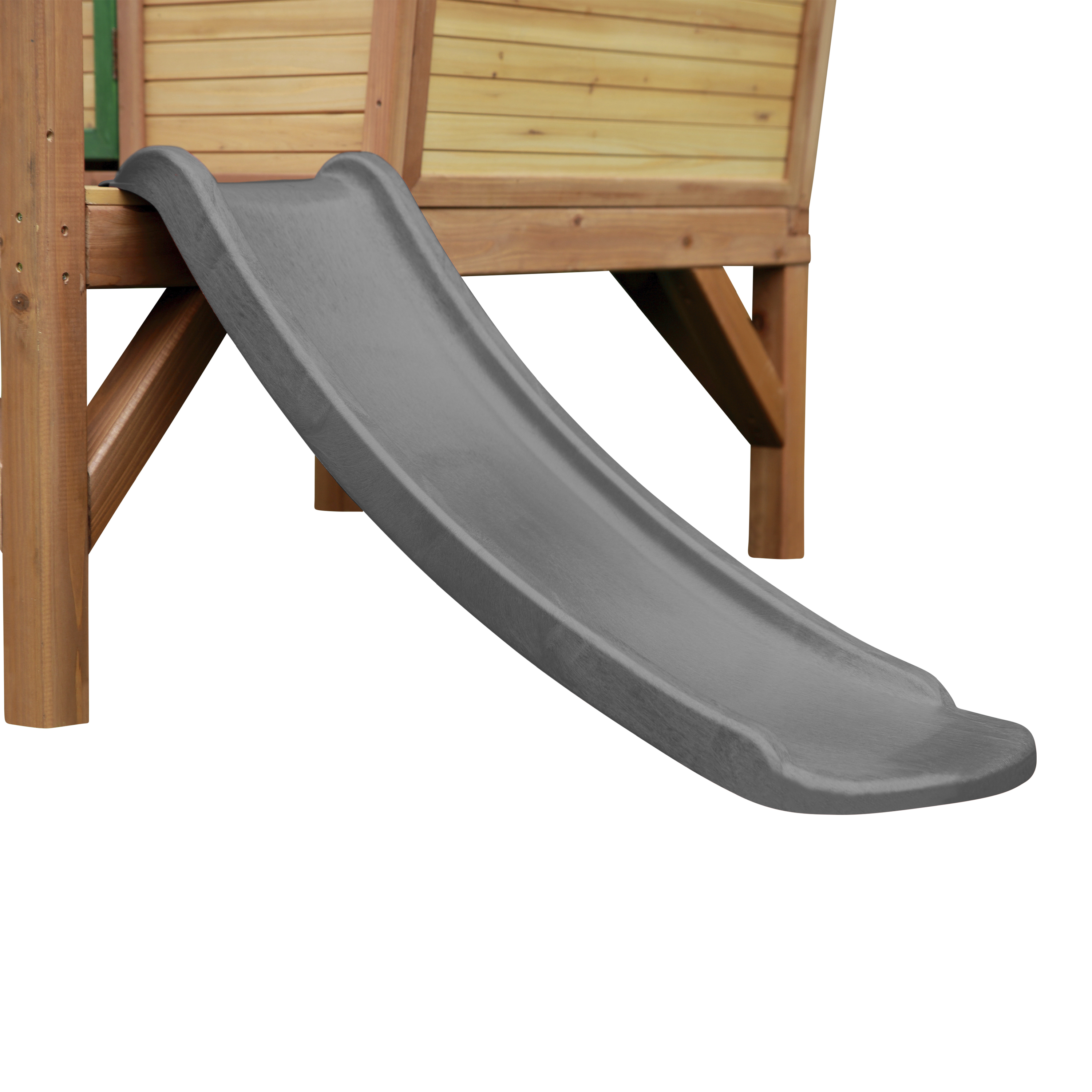 AXI Robin Playhouse Brown/Green - Grey Slide