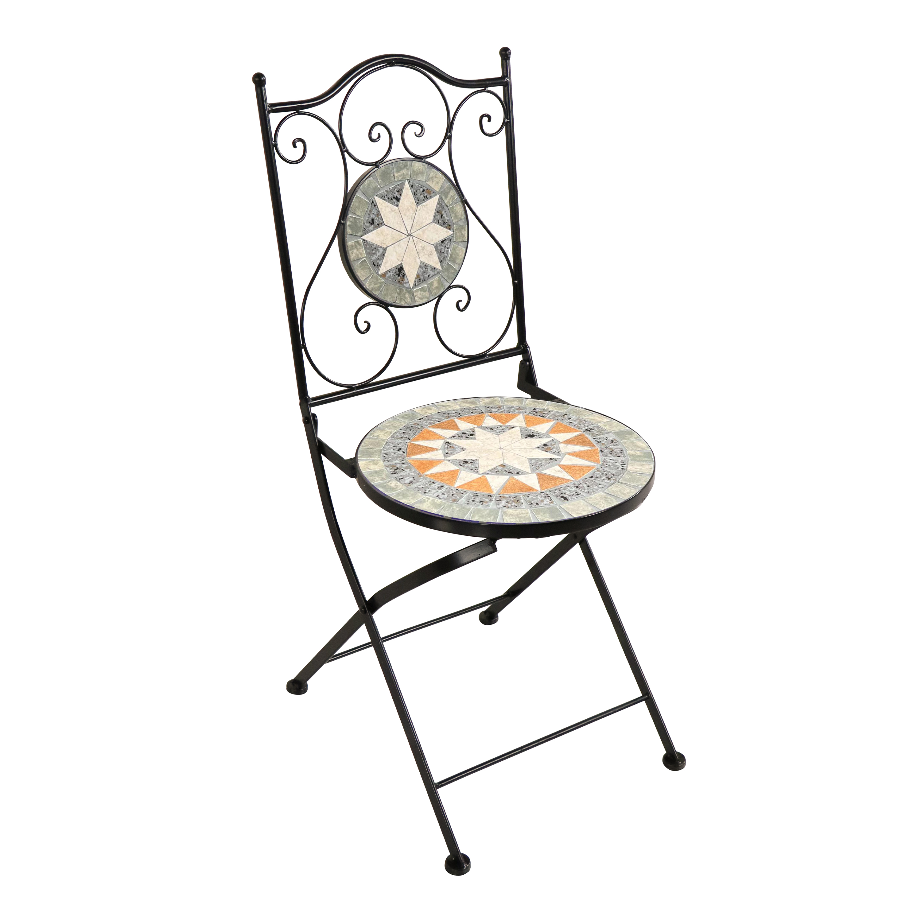 AXI AmÃ©lie MozaÃ¯ek Bistro-set Ster Grijs/bruin