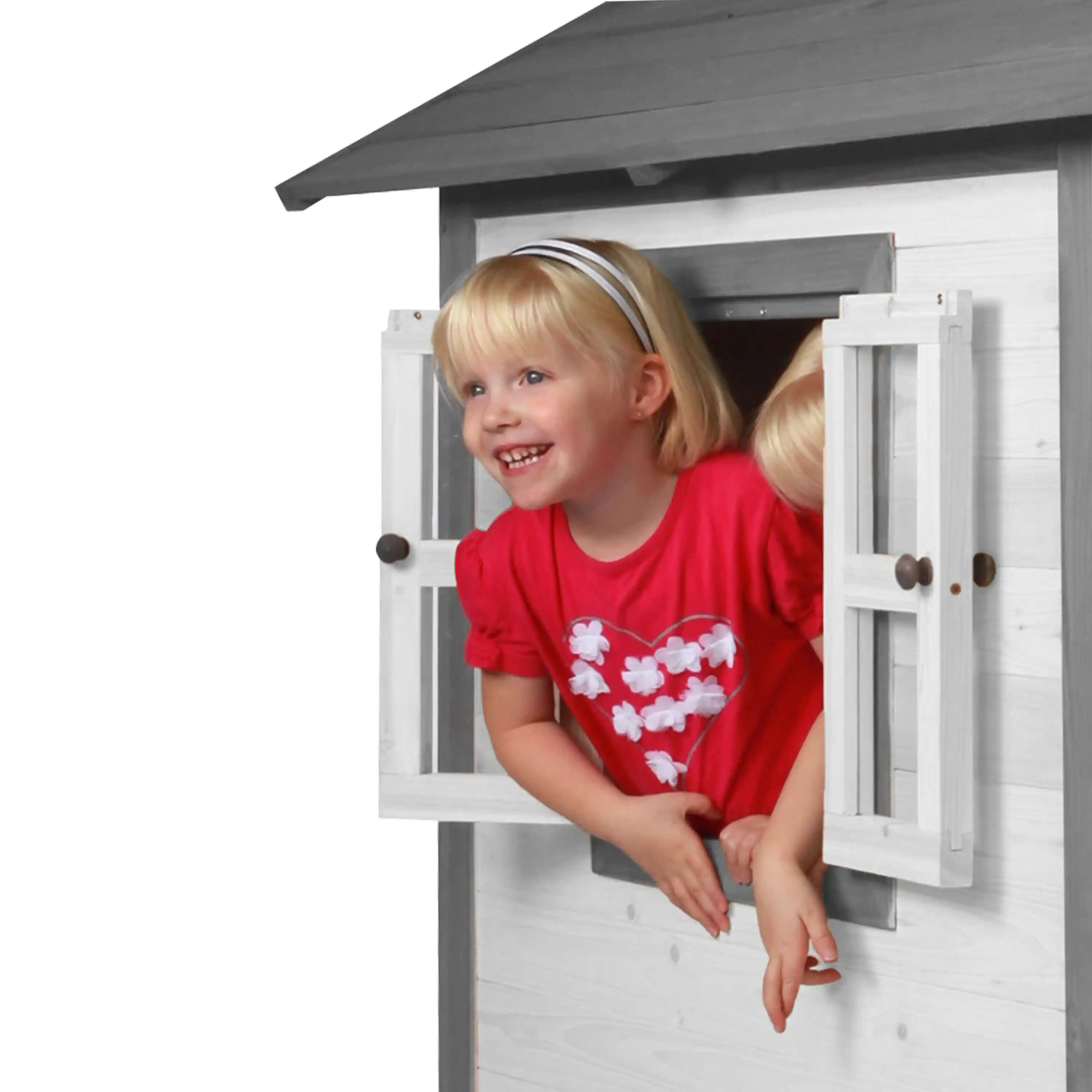 AXI Lodge XL Speelhuis Klassiek - Blauwe Glijbaan