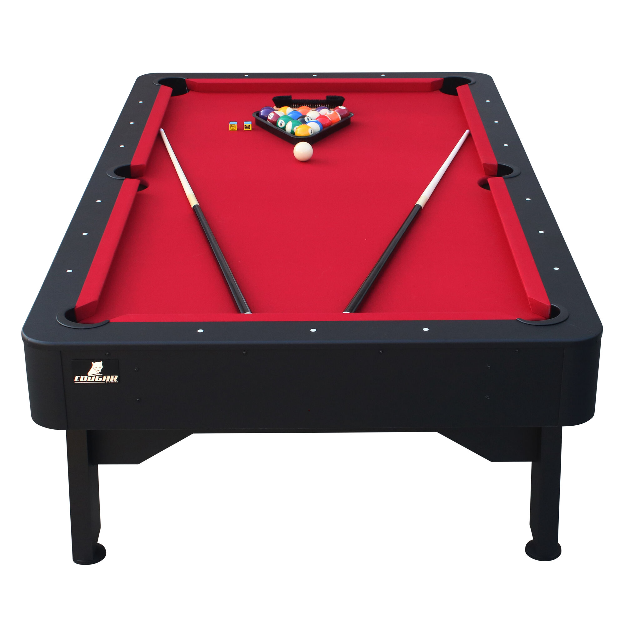 Cougar Arch Pro Pooltafel Zwart/rood