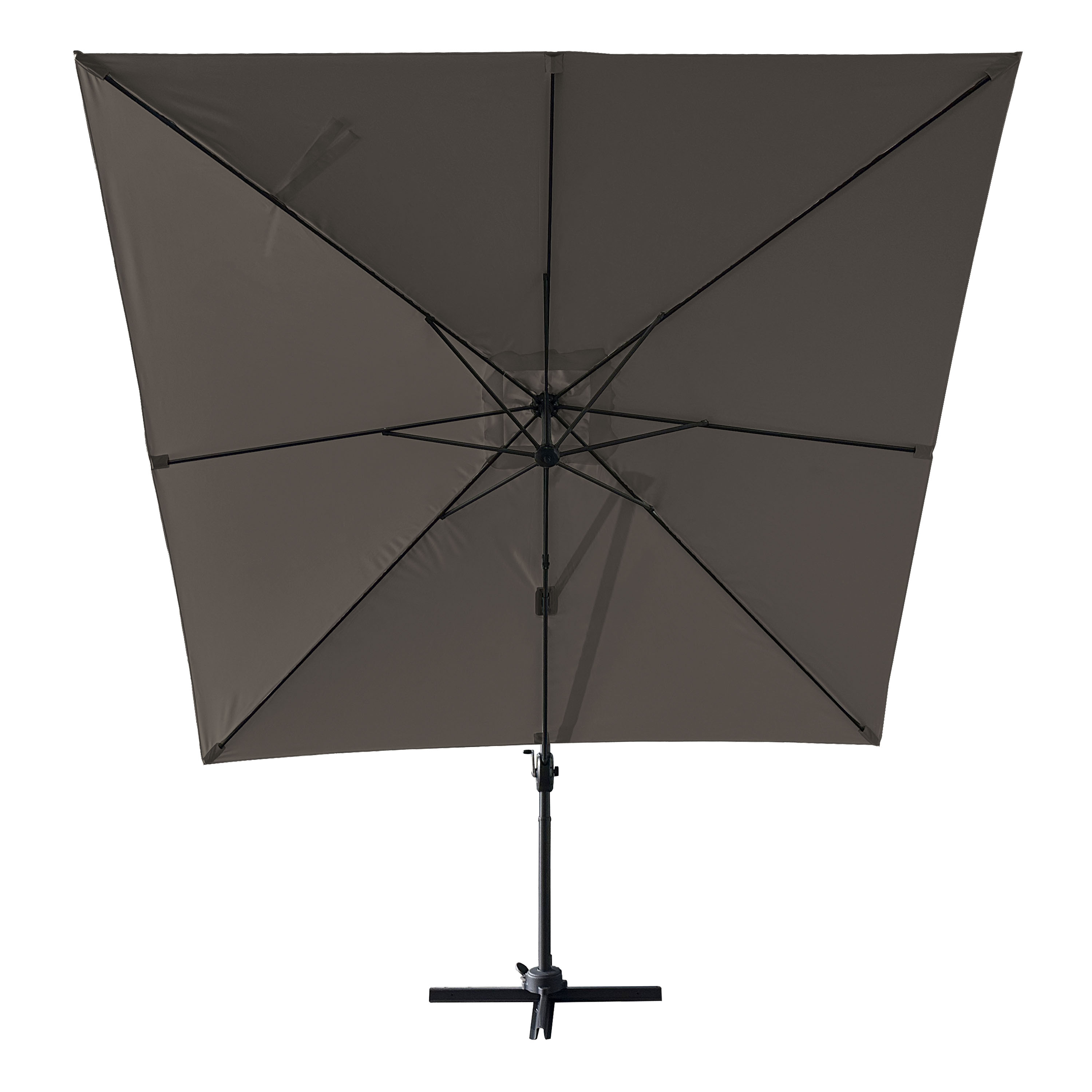 AXI Mira Cantilever Parasol 300x300cm Anthracite/Taupe