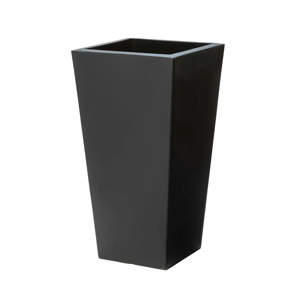 Step2 Tremont Vierkant Bloempot Groot - Onyx Black