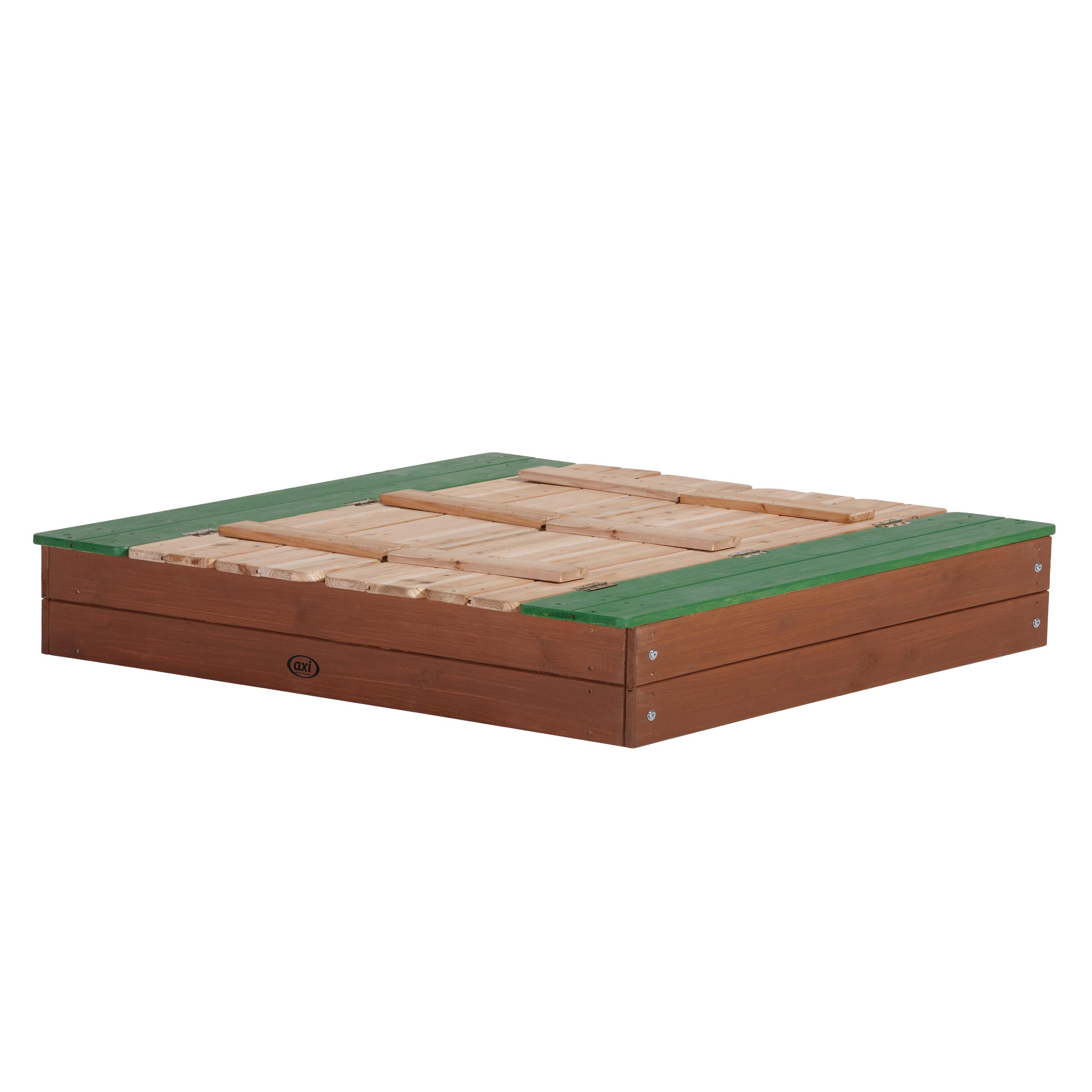 AXI Ella XL Sandbox - 120 x 120 cm - Brown/Green