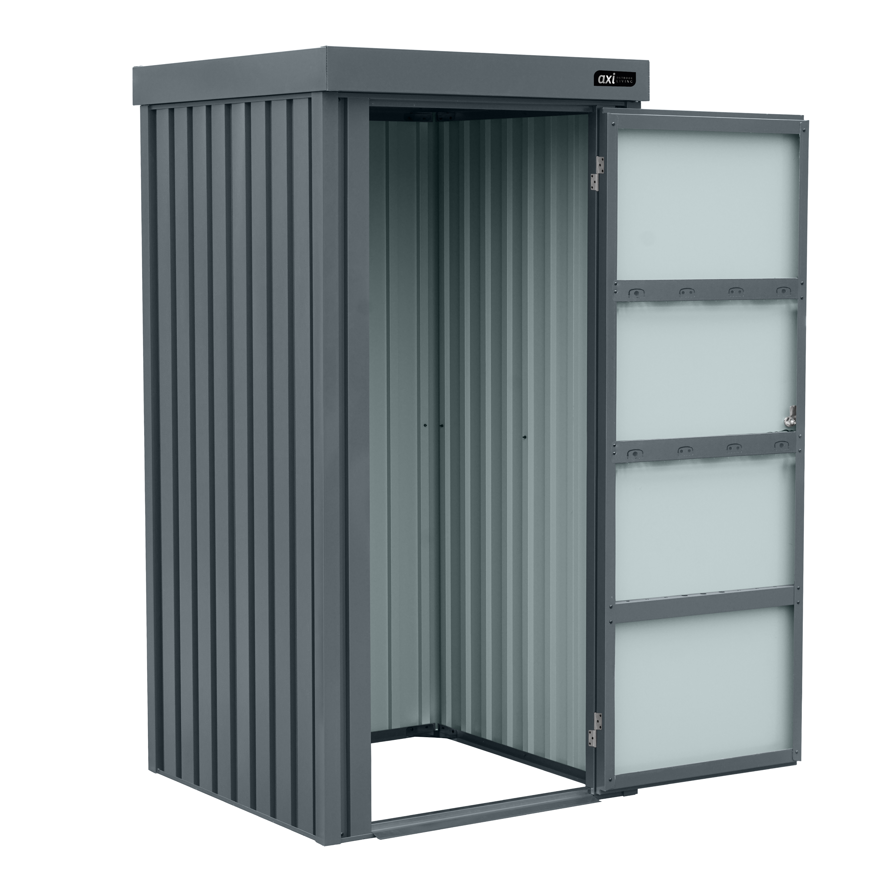 AXI Hector Premium metal Garden Cabinet 1300L Anthracite 