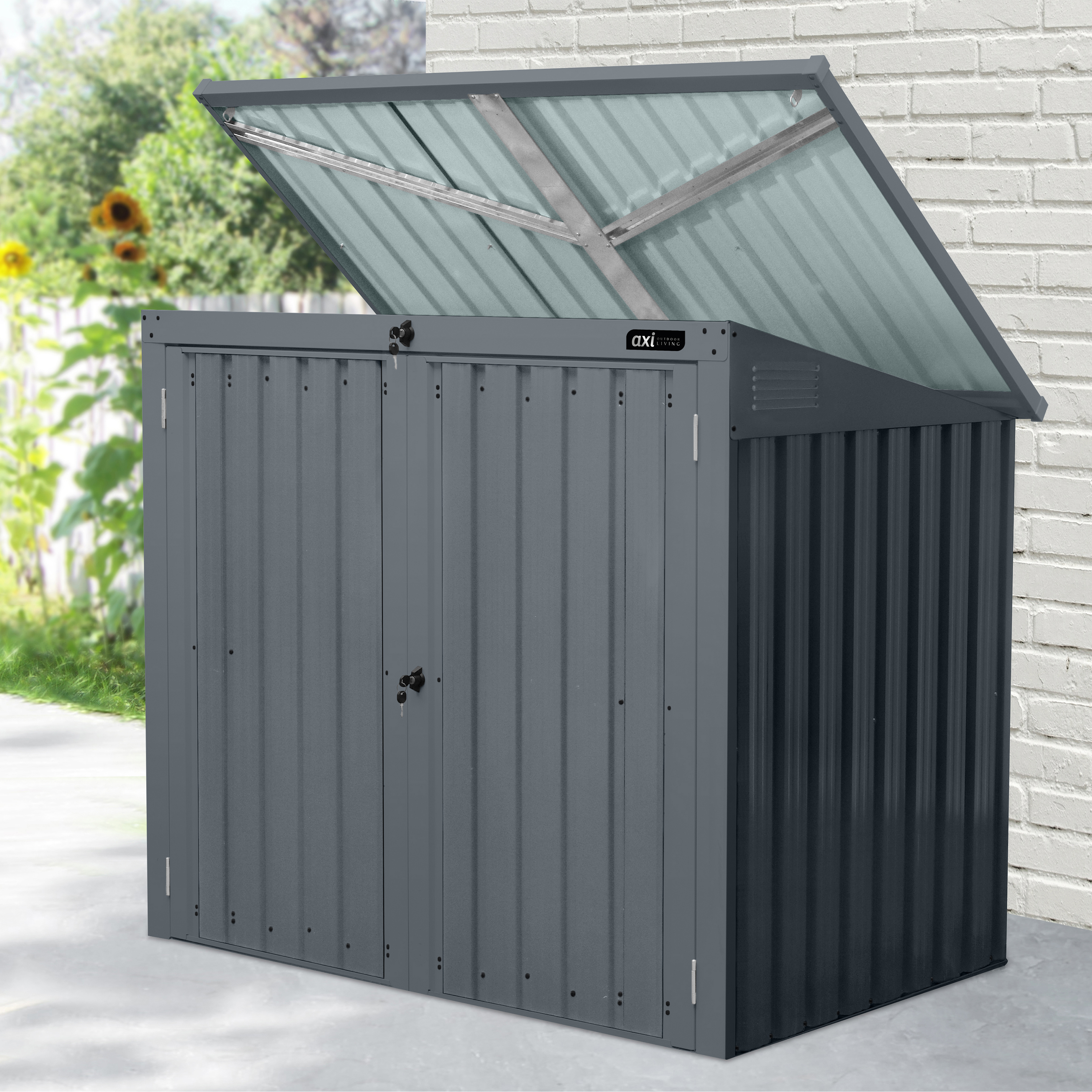 AXI Oscar metal Container Conversion Garden Cabinet Anthracite - 2 containers