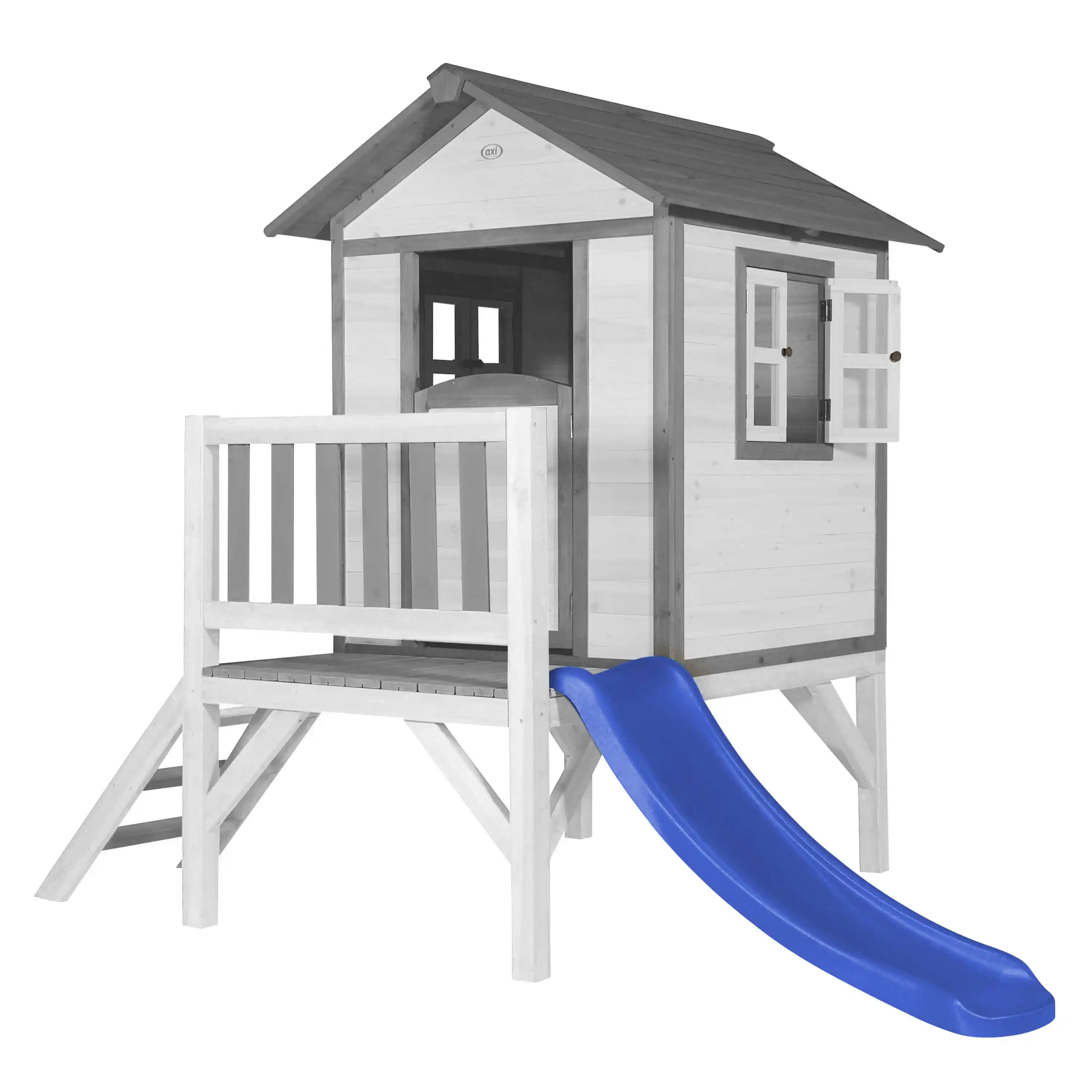 AXI Lodge XL Speelhuis Klassiek - Blauwe Glijbaan