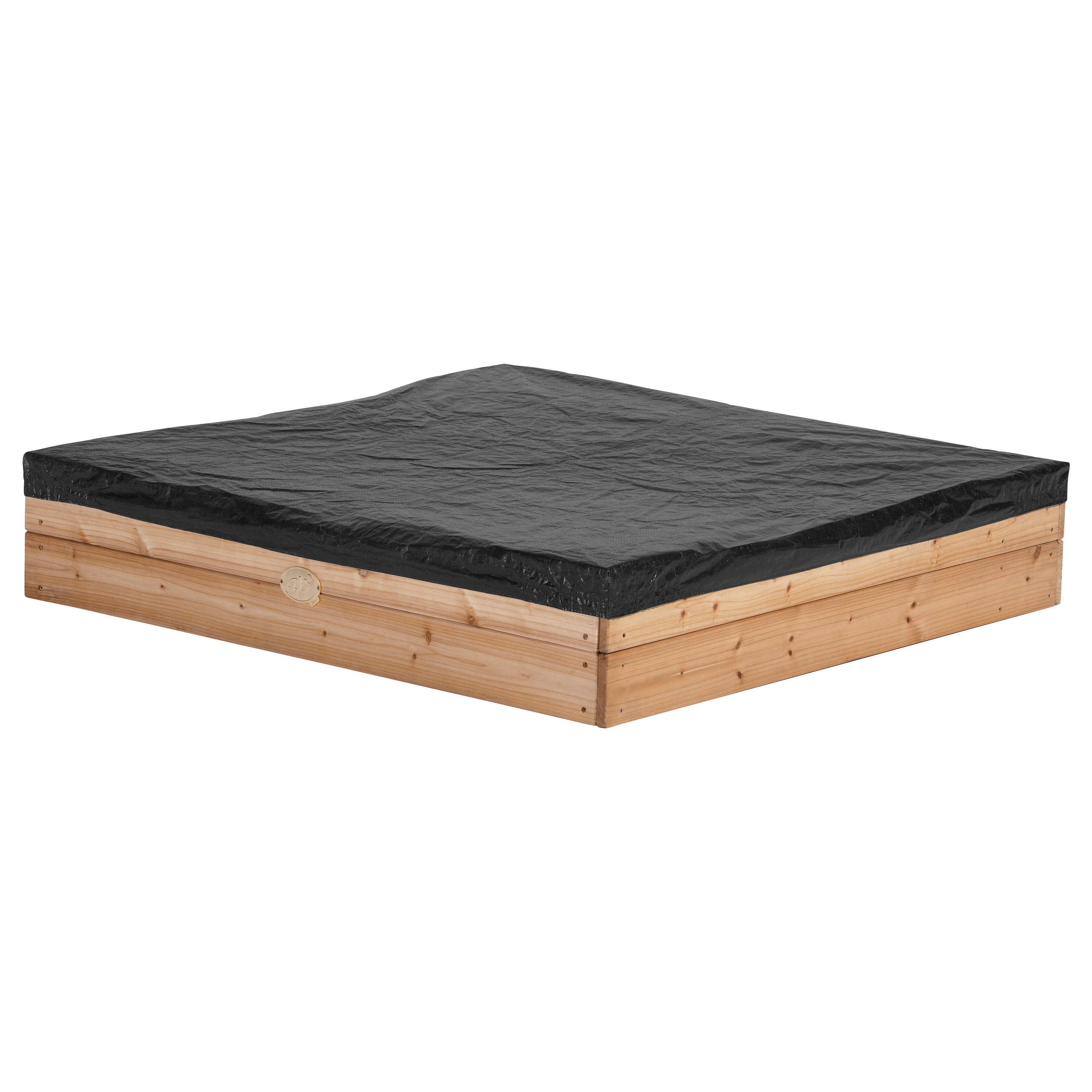 AXI Amy Sandbox with Storage - 115 x 115 cm - Brown/Green