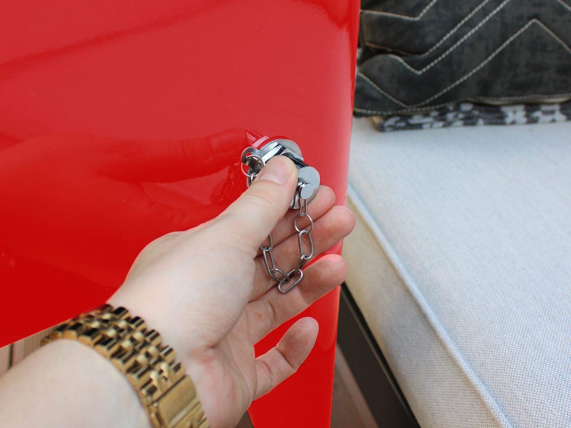 AXI Retro Cooler Rood