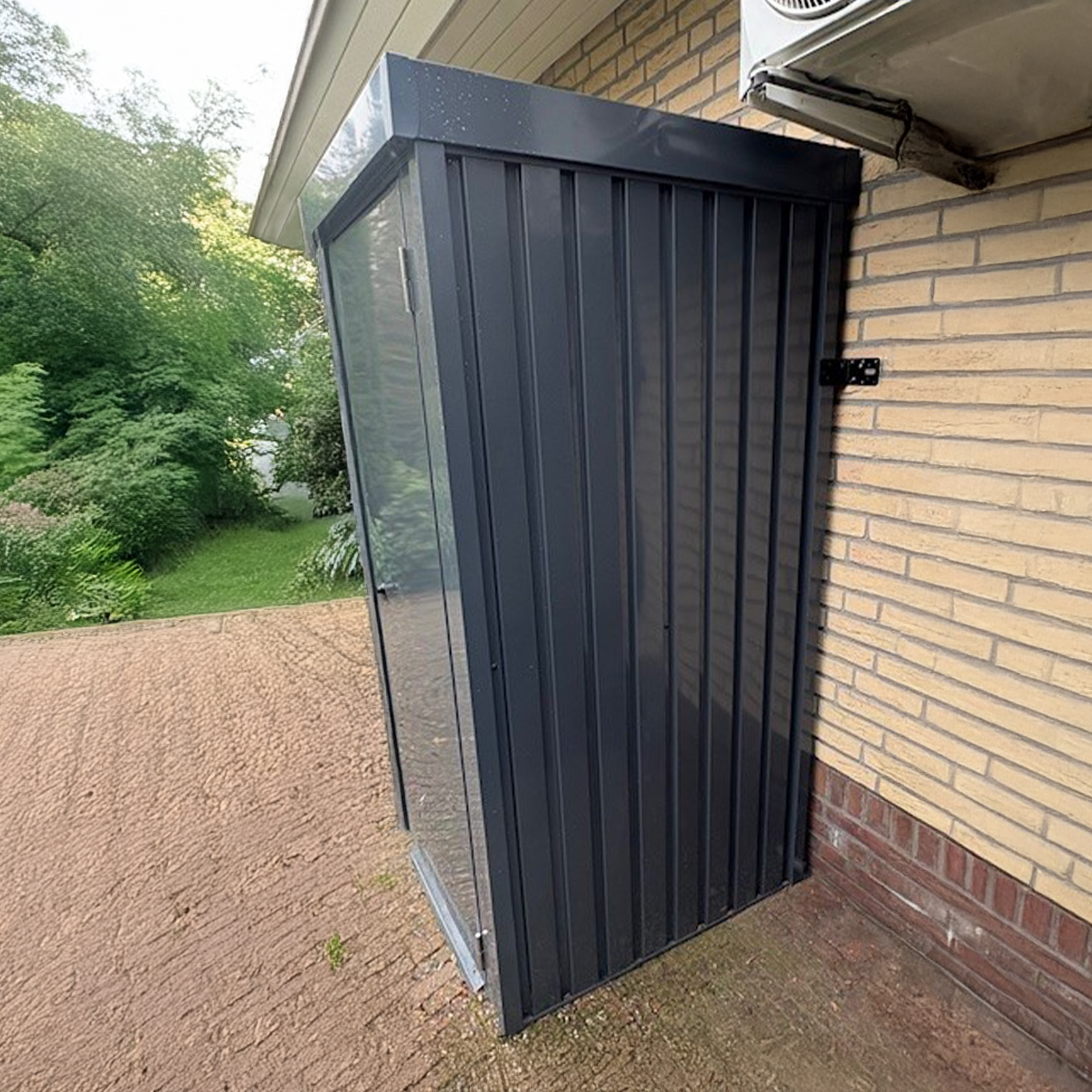 AXI Hector Premium metal Garden Storage Cabinet 1300L Anthracite