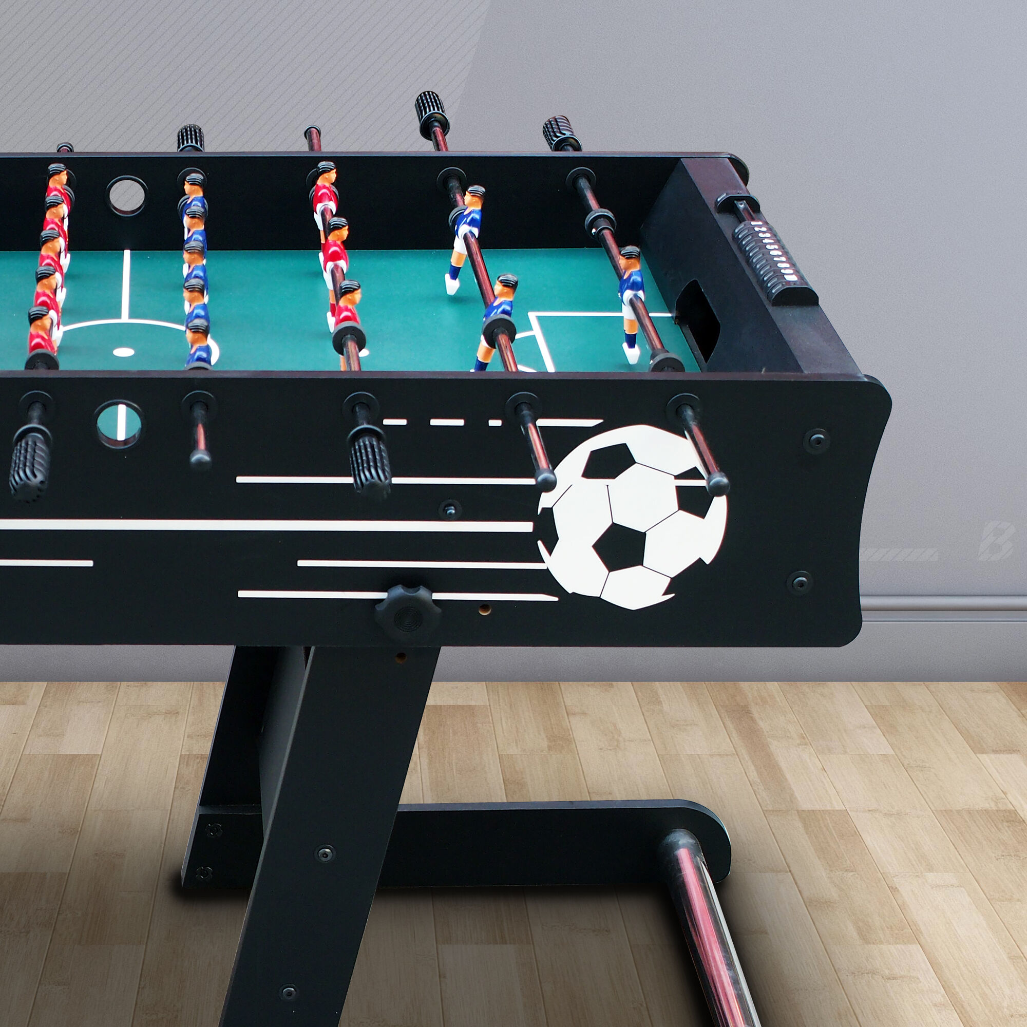 Cougar Scorpion Kick opklapbare Voetbaltafel Zwart