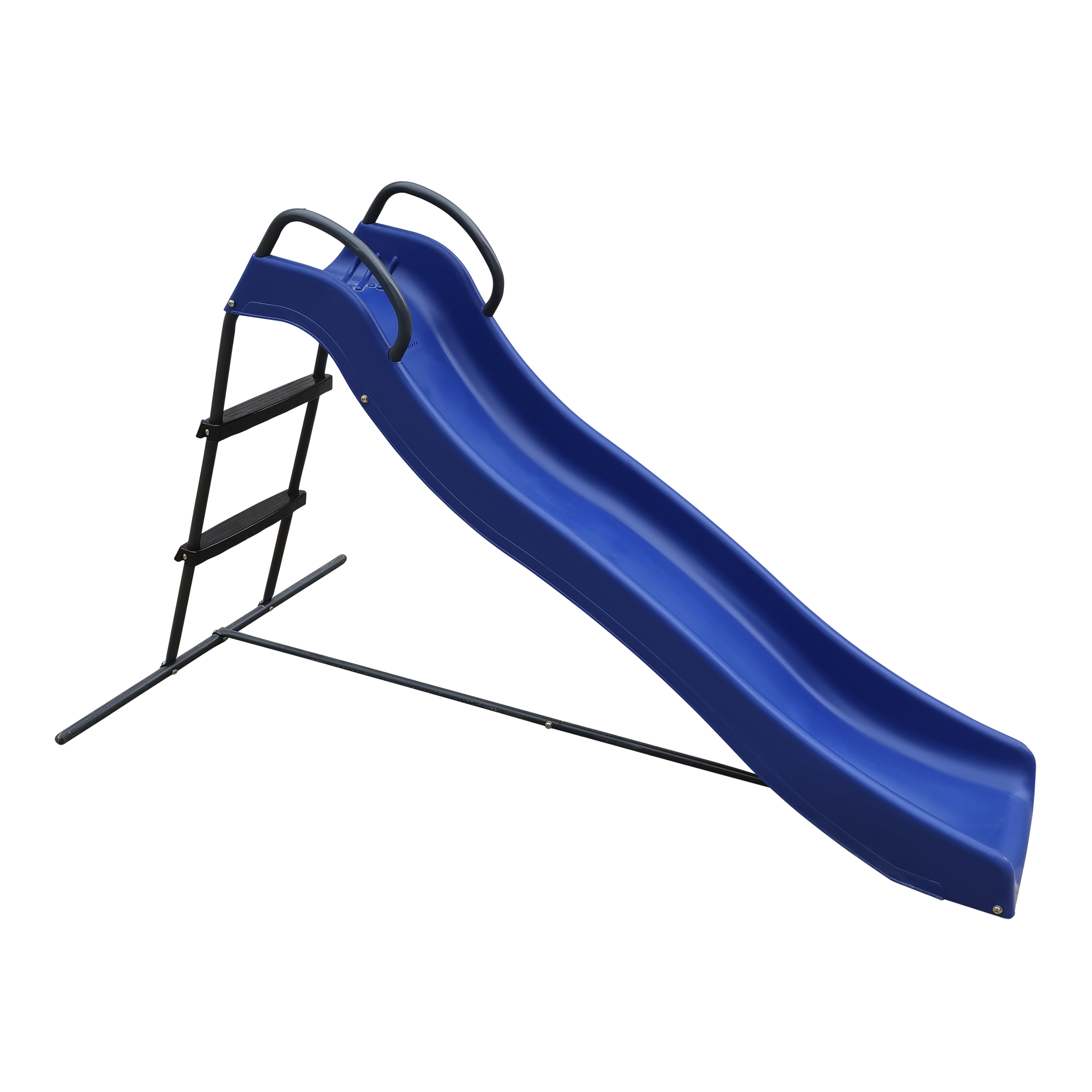 AXI Freestanding Slide with water connection 180cm - Blue/Anthracite