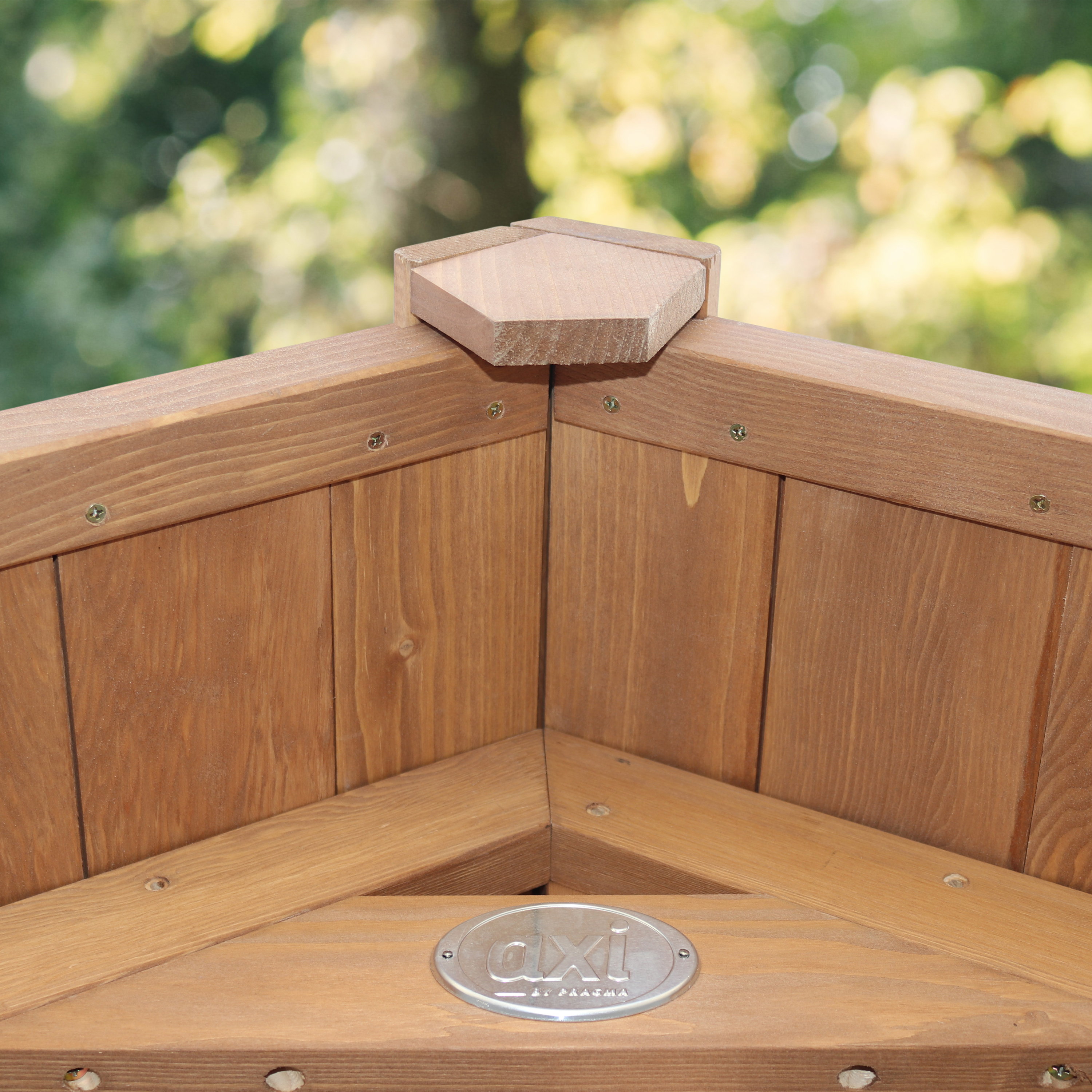 AXI Beach Tower with Double Swing Set Brown - Red Slide