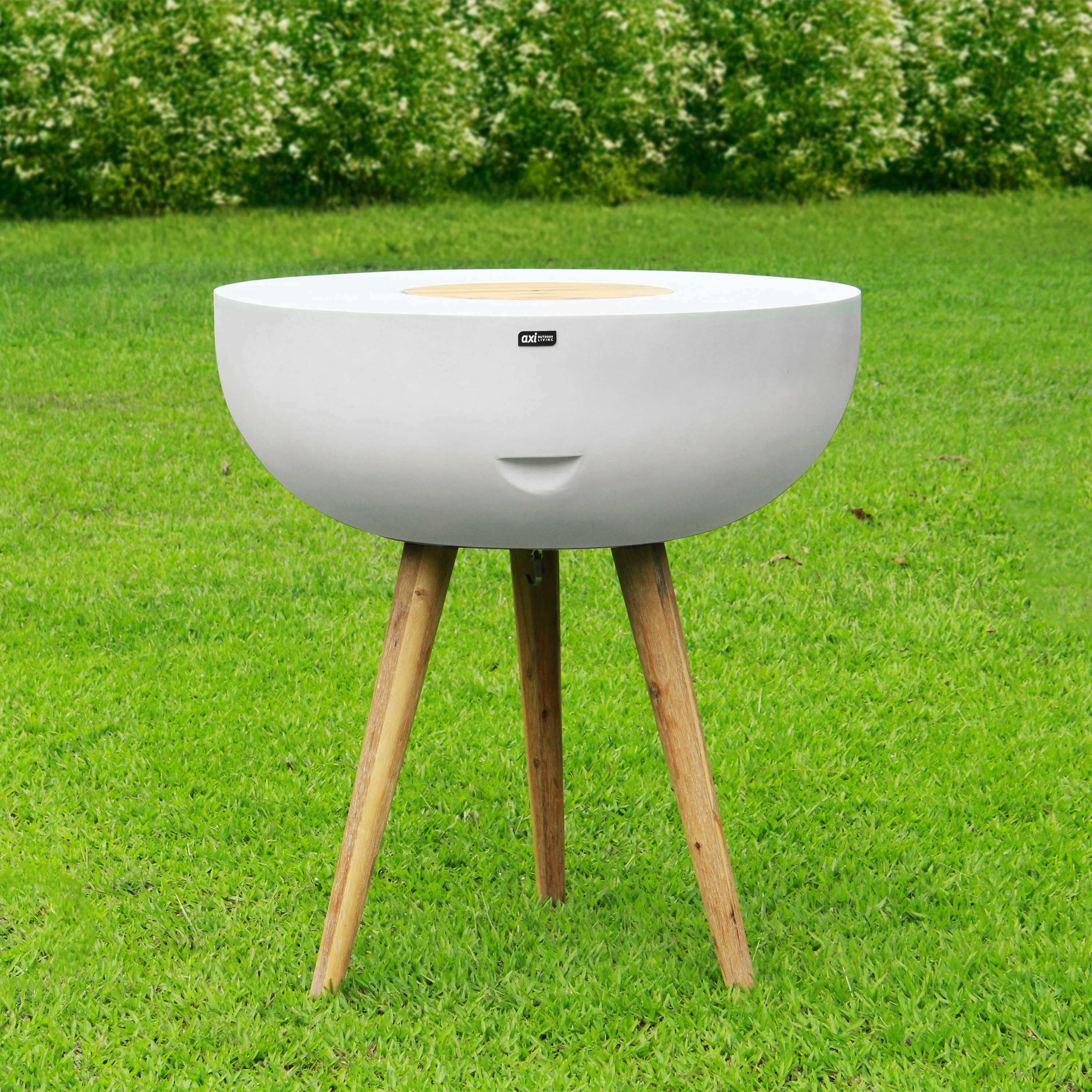 AXI Brandon 2-in-1 Bar Table / Side Table & Cooler – Limestone-Look