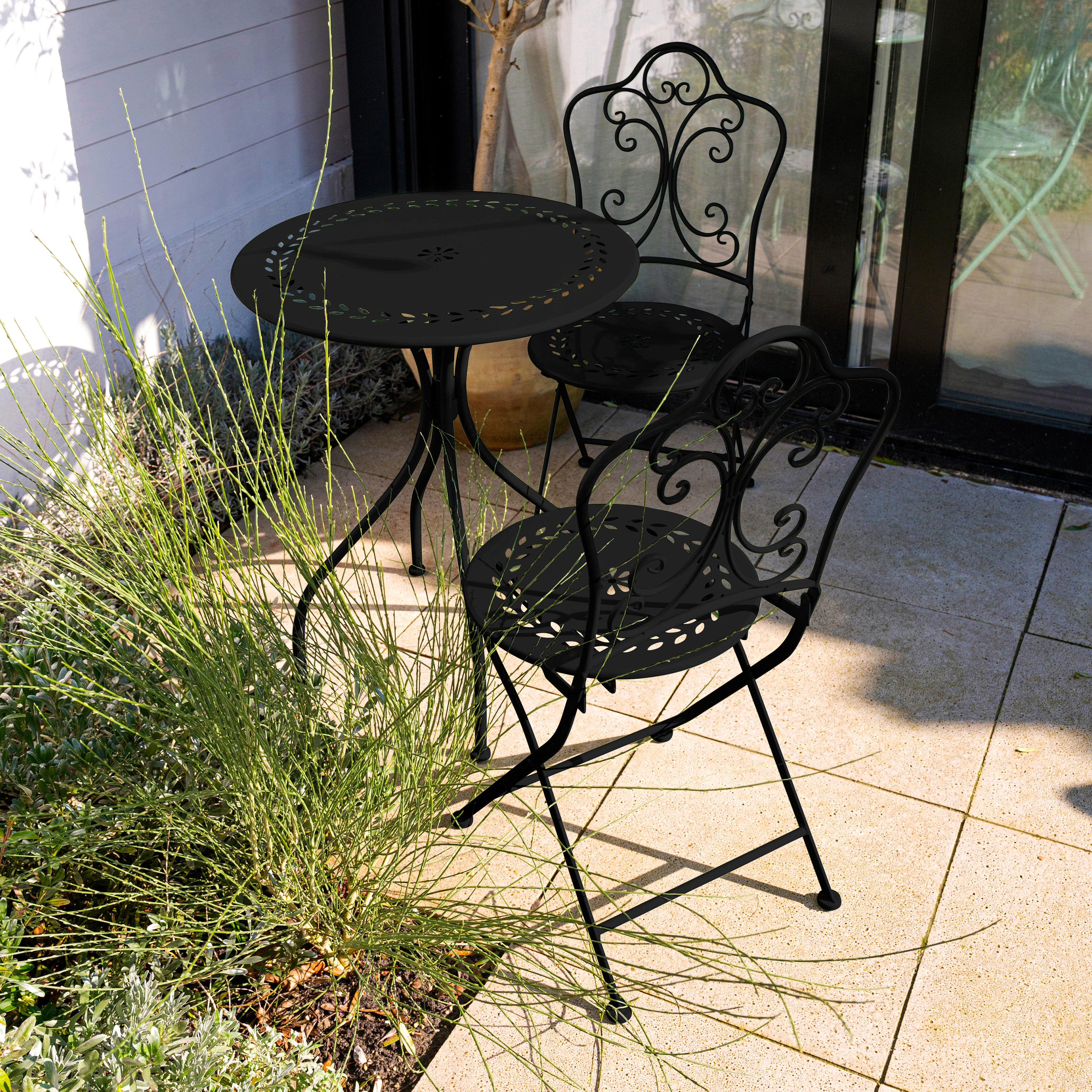 AXI Marilou Bistro Set Romantic - Anthracite