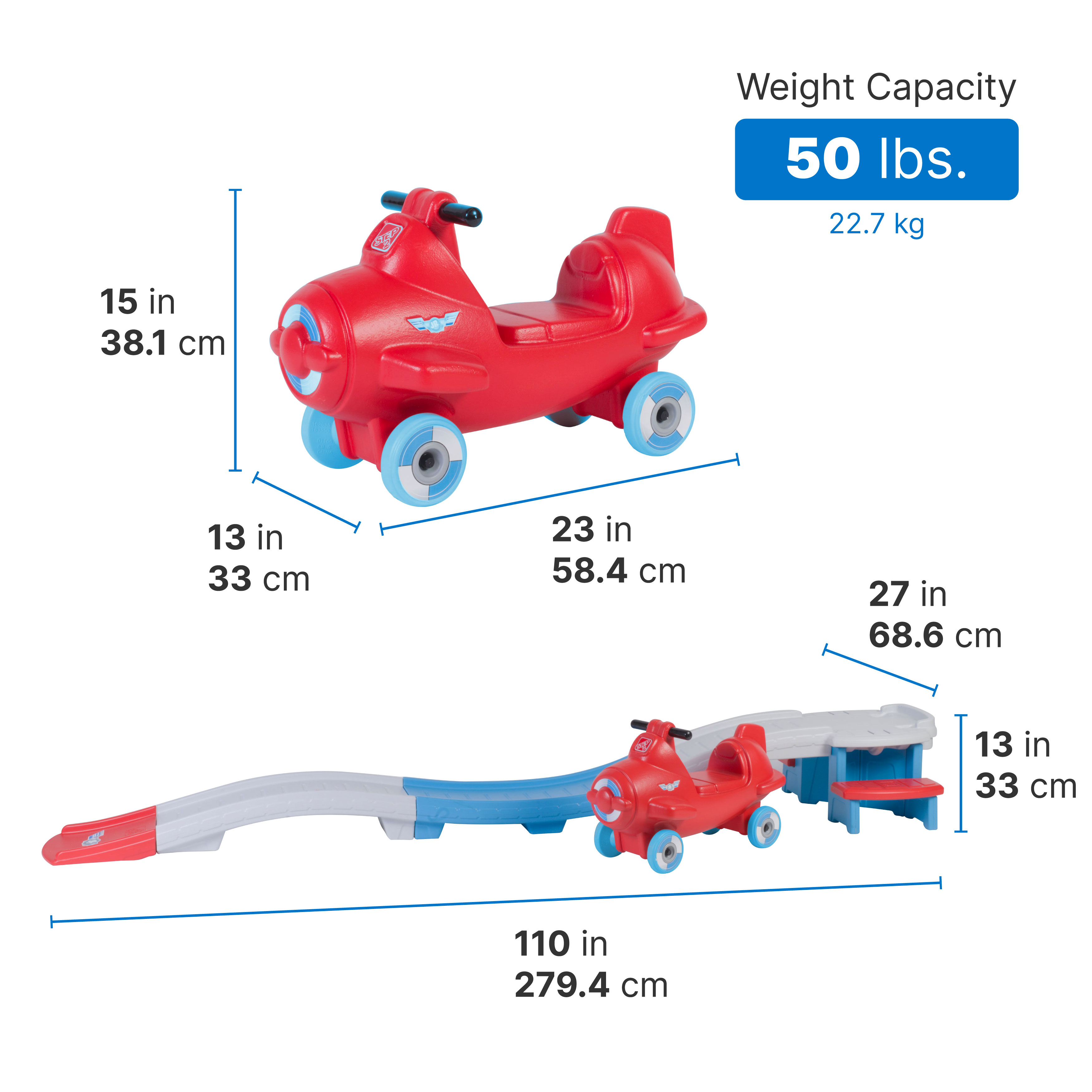 Step 2 Sky Rider Up & Down Roller Coaster