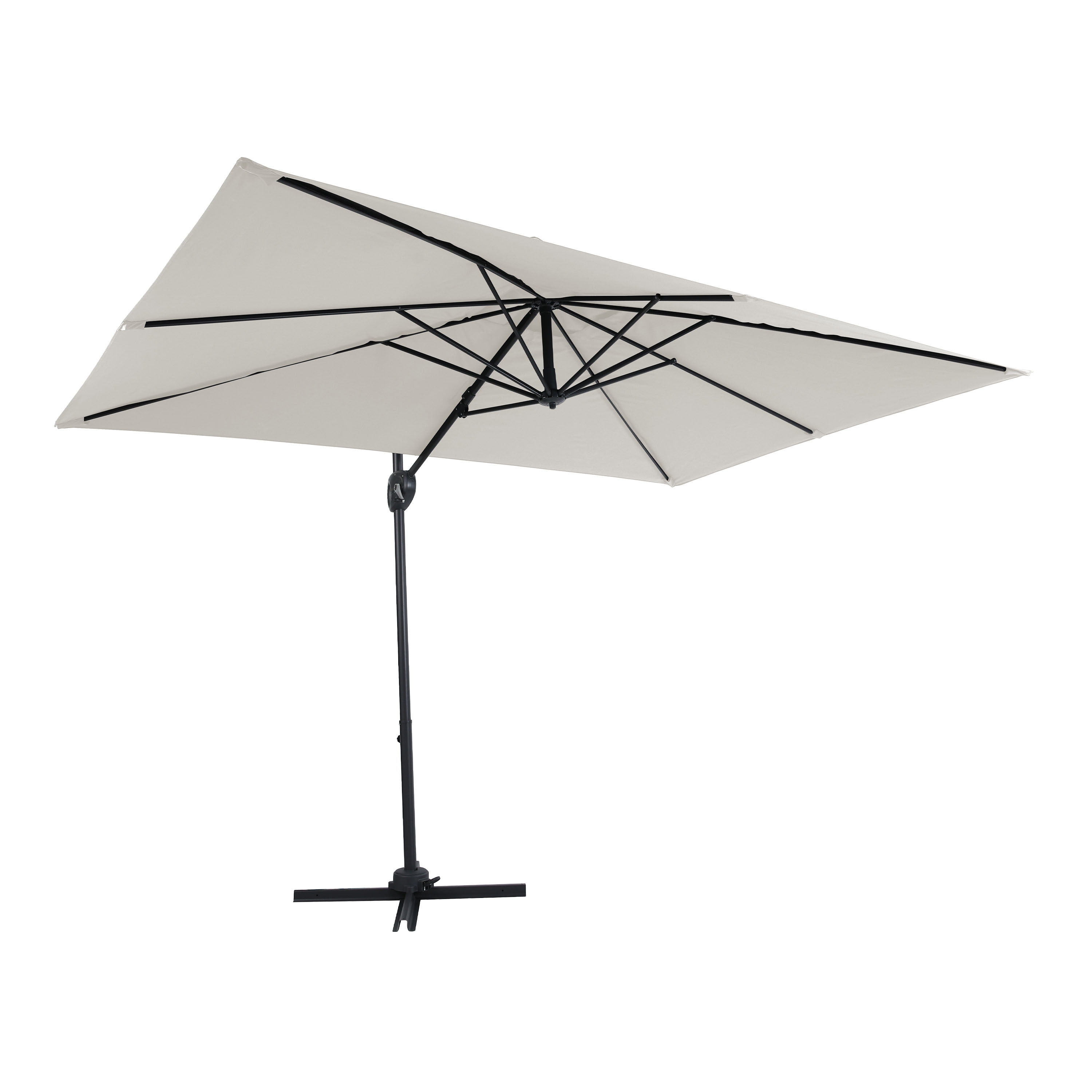 AXI Luma Cantilever Parasol 200x300 cm Anthracite/Beige