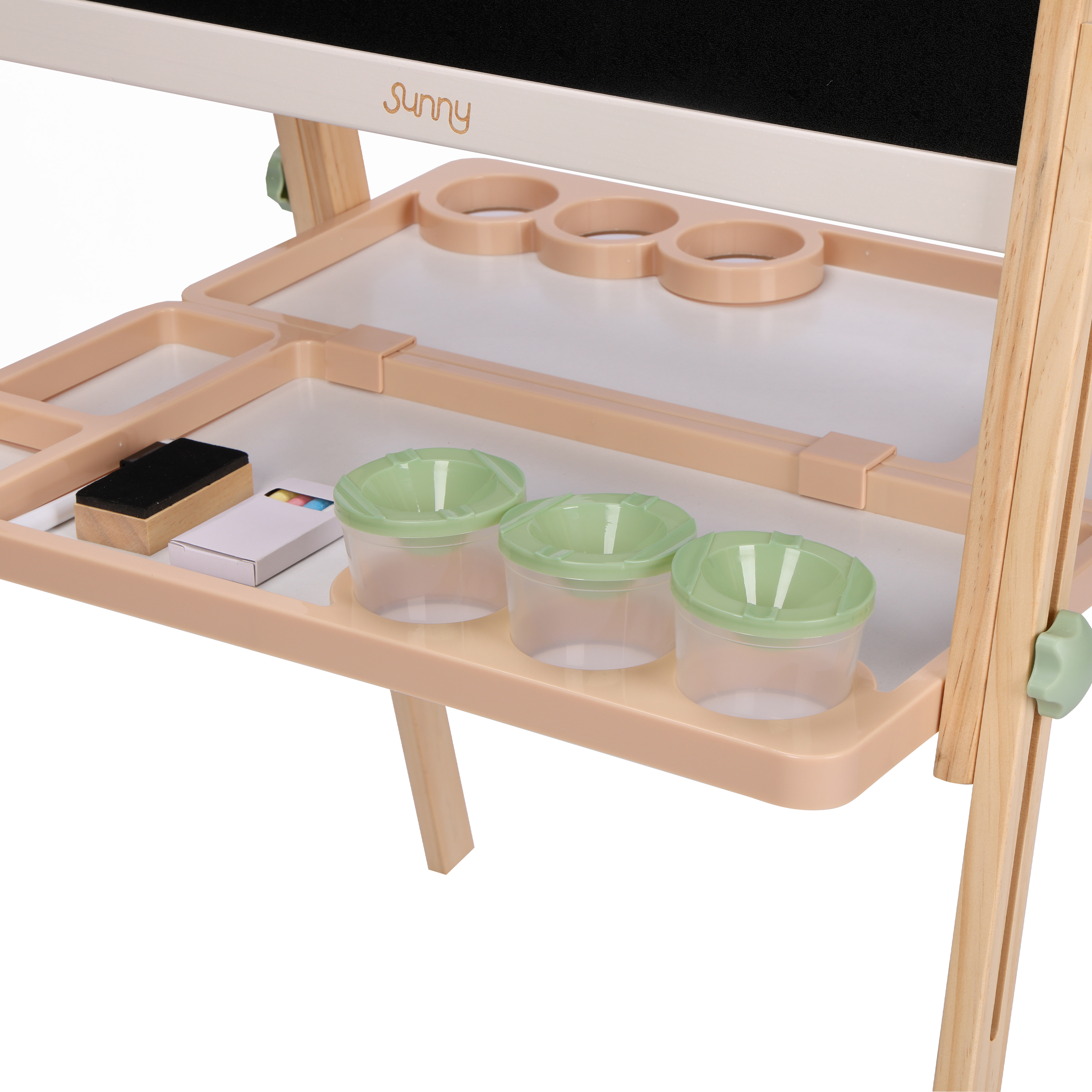 Sunny Luna Activity Easel – Natural Brown