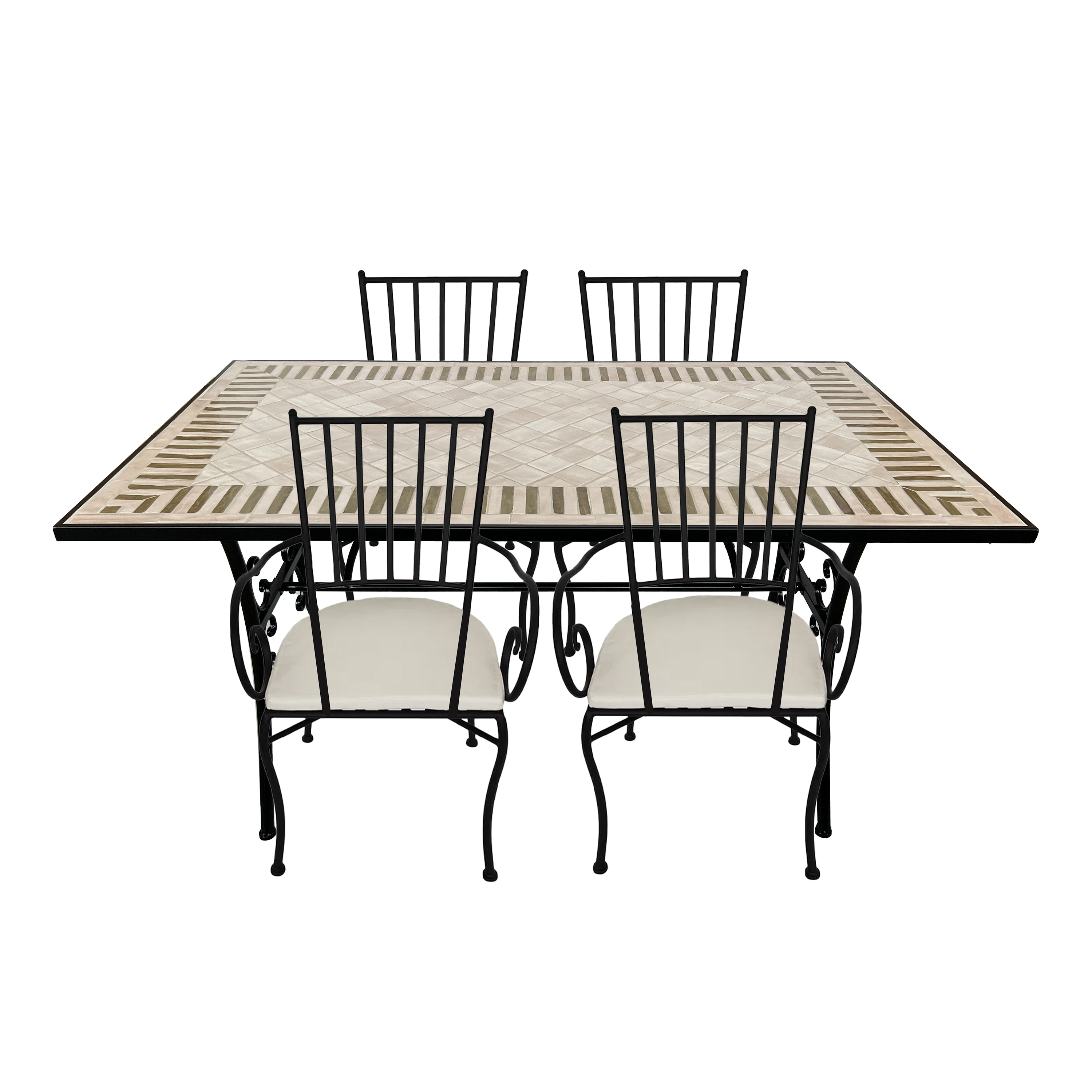 AXI Leonie 5-piece Bistro Set Mosaic - Tuscan Style