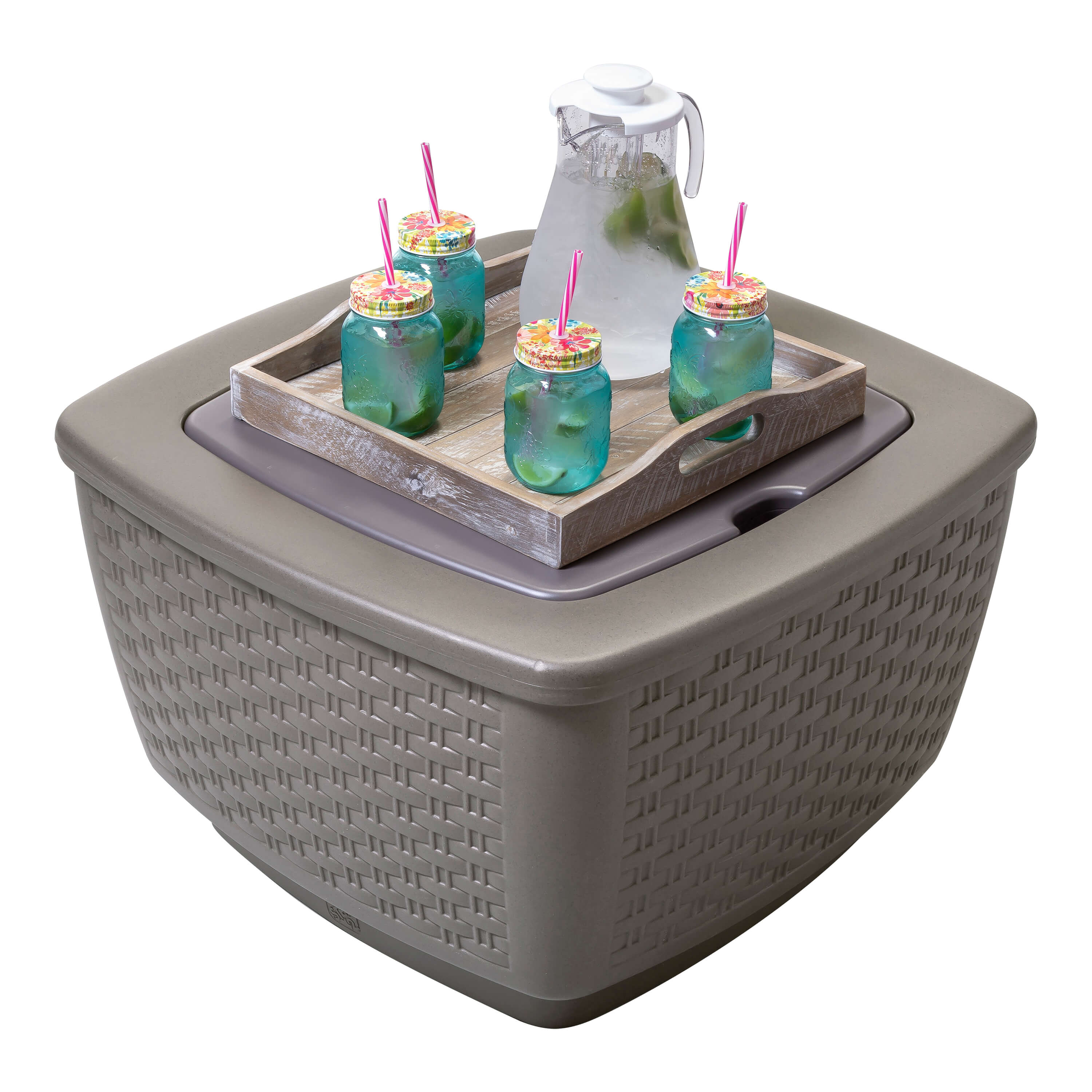 Step2 Just Chilling Patio Table & Ice Bin-0733538518395 Step2 Just Chilling Patio Table & Ice Bin