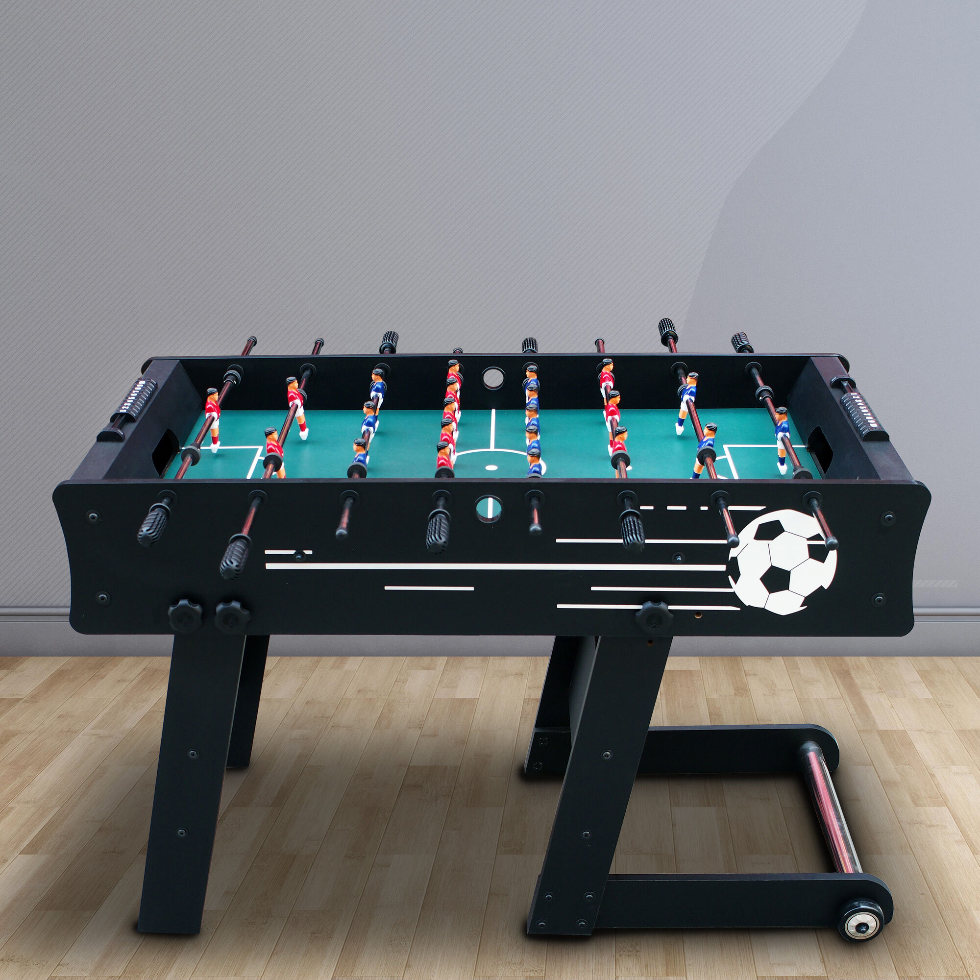 Cougar Scorpion Kick opklapbare Voetbaltafel Zwart