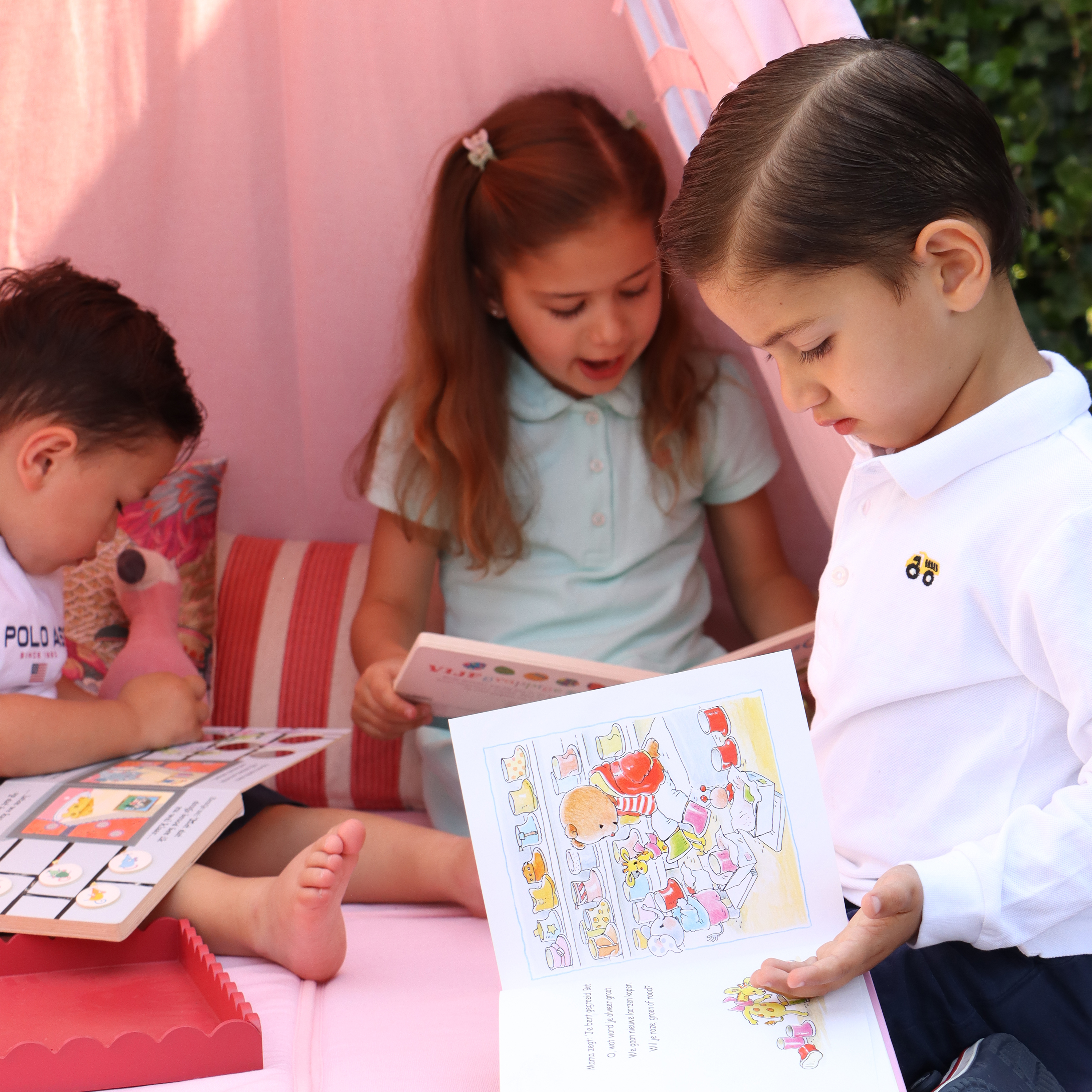 Sunny Alba Teepee Tent - Pastel Pink