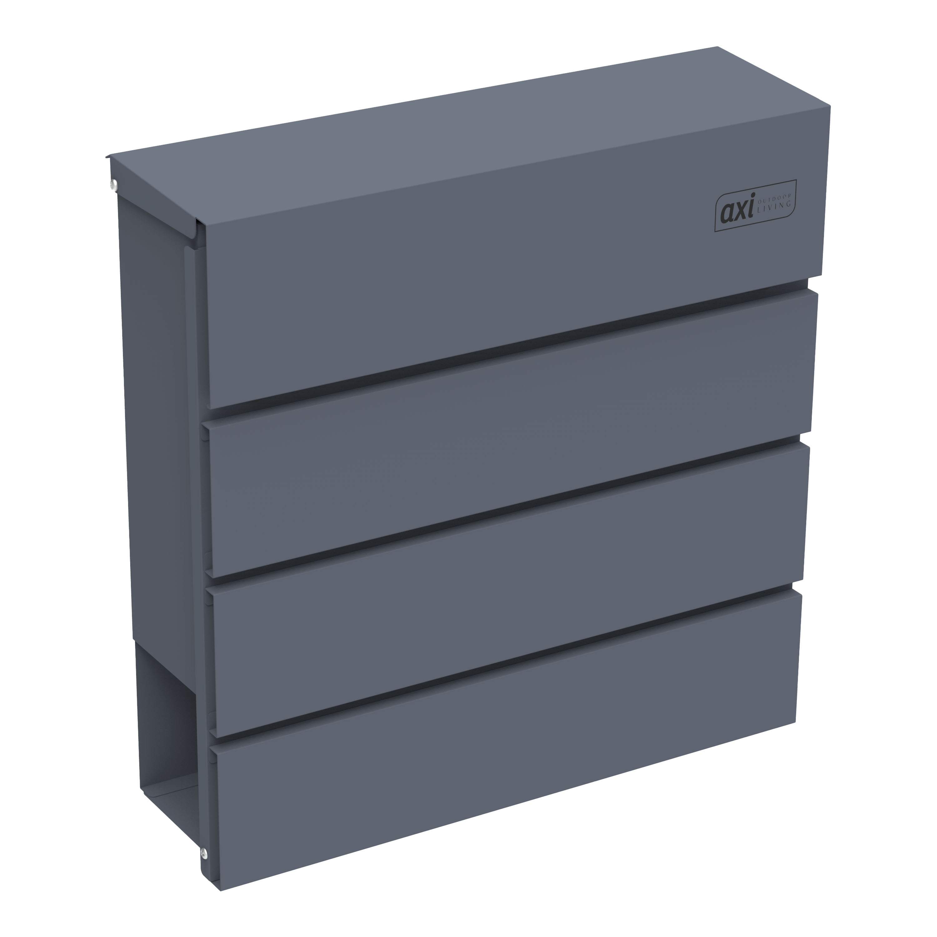 AXI Jake Metal Letterbox Anthracite