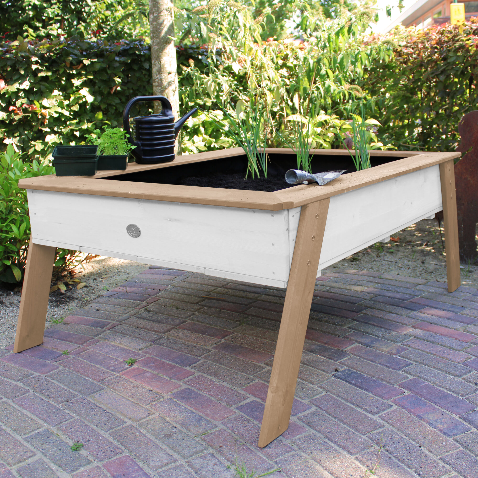 AXI Linda Zand & Kweektafel Bruin/wit