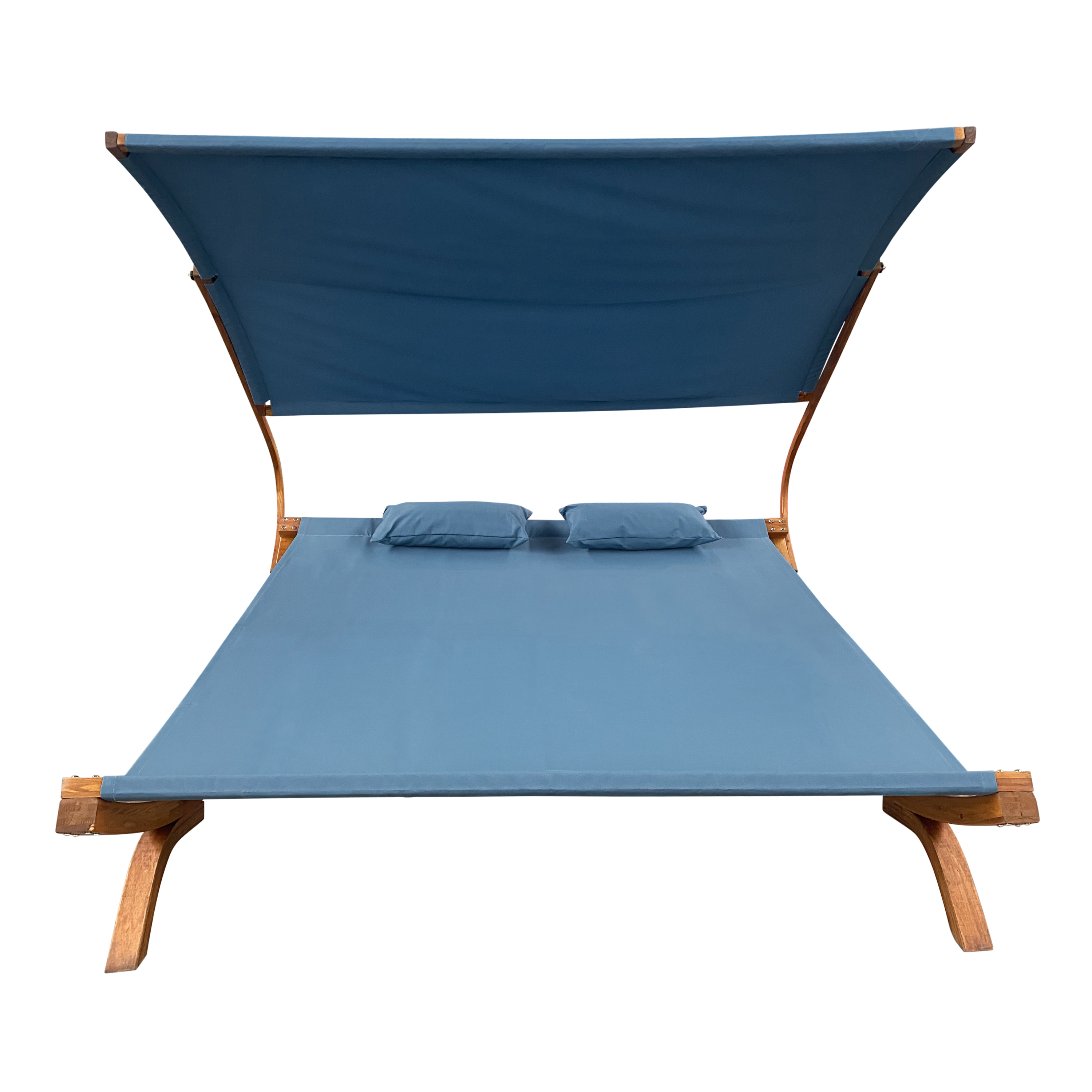 AXI Mallorca Tweepersoons ligbed met zonnescherm Blauw-8720365060908 AXI Mallorca Tweepersoons ligbed met zonnescherm Blauw