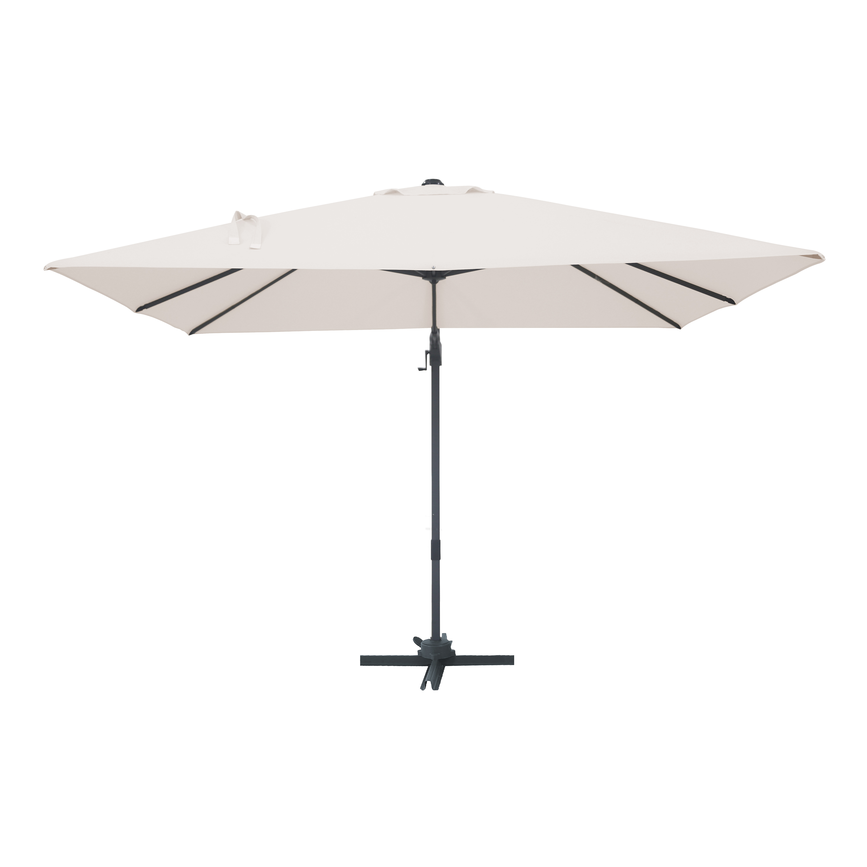 AXI Alina Cantilever Parasol 300x300cm Anthracite/Beige